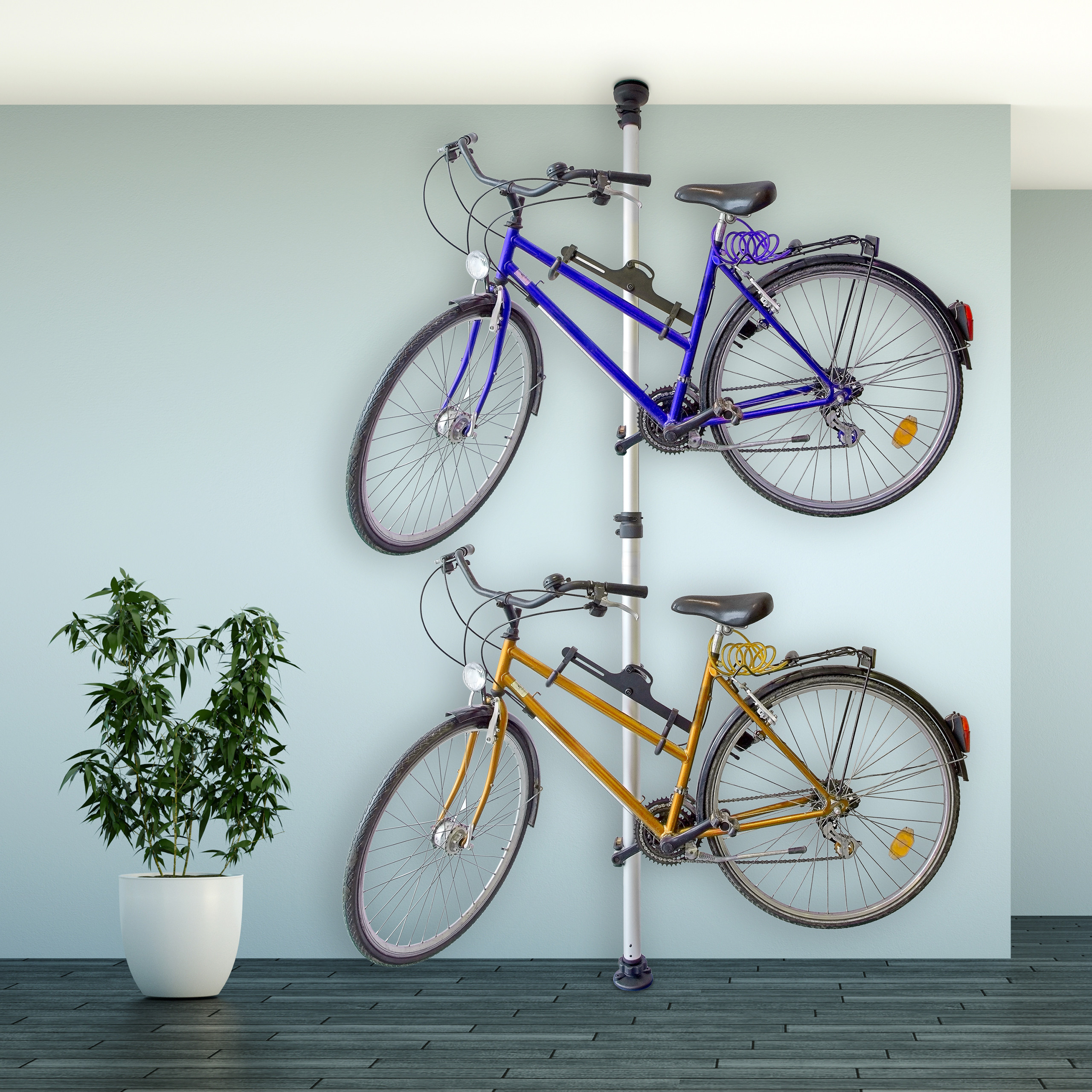 Fahrradhalter Wandmontage Everbilt Fahrradhalter 2er Set  Robuster Wand- &  Deckenhalter Aus Stahl