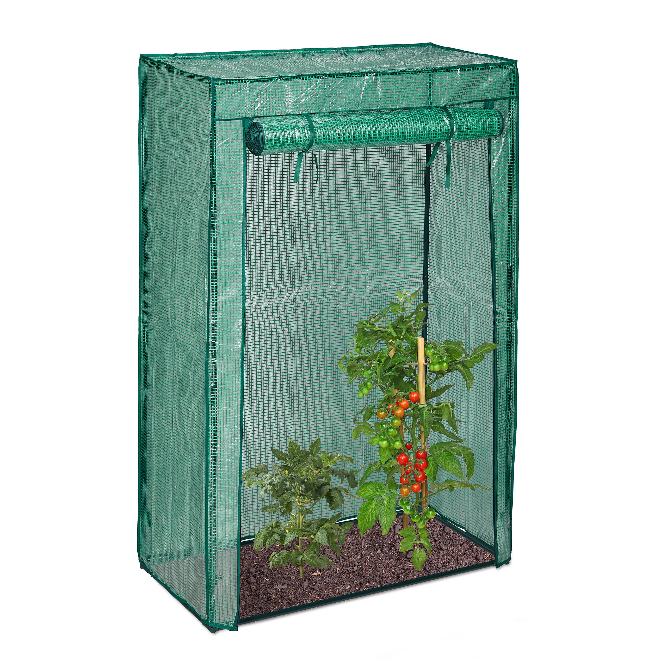 Tomatengewächshaus Tomatenhaus Folien-Treibhaus Balkon-Gewächshaus leicht