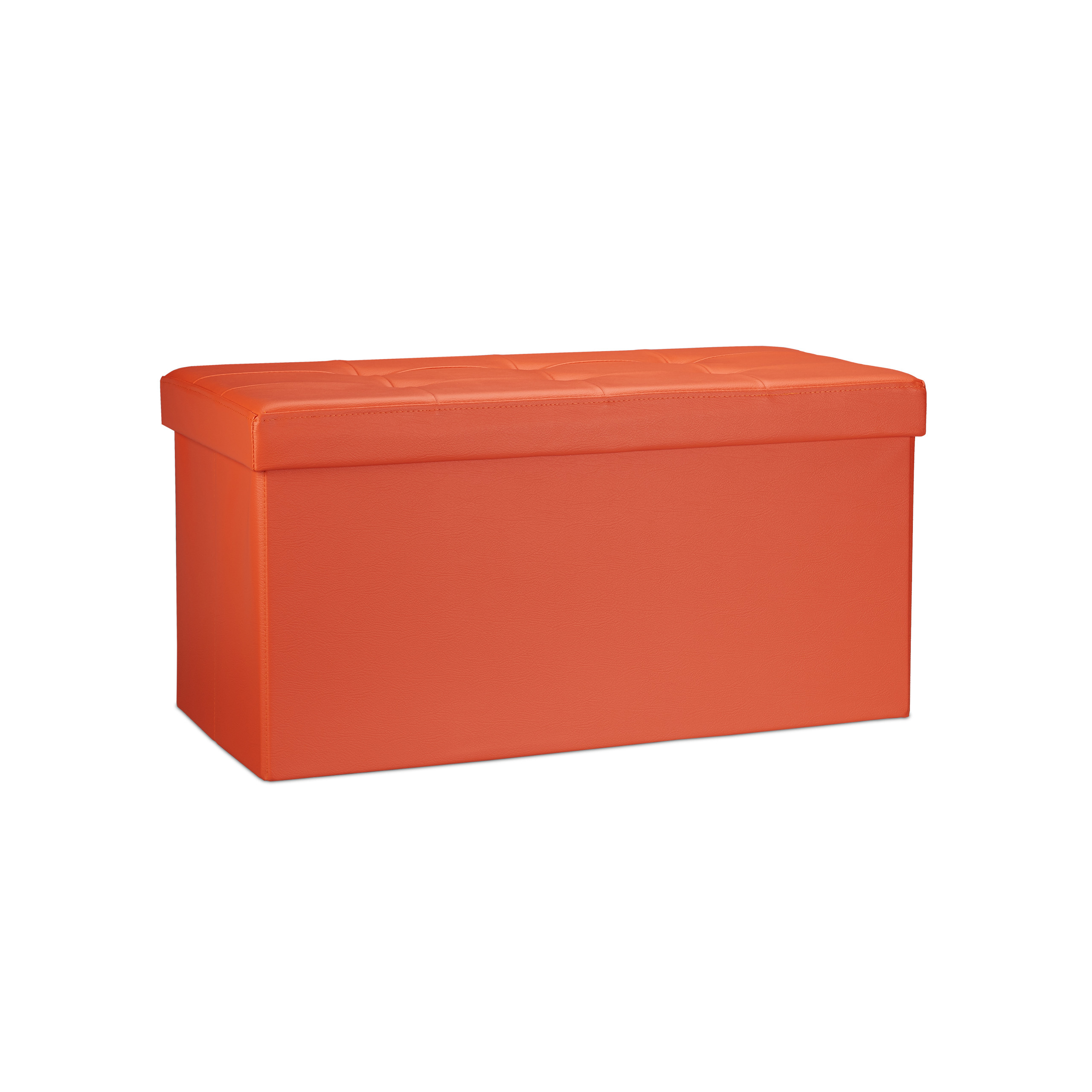 Banco asiento plegable Taburete de almacenamiento Puff tapizado 85 litros - Imagen 46 de 77
