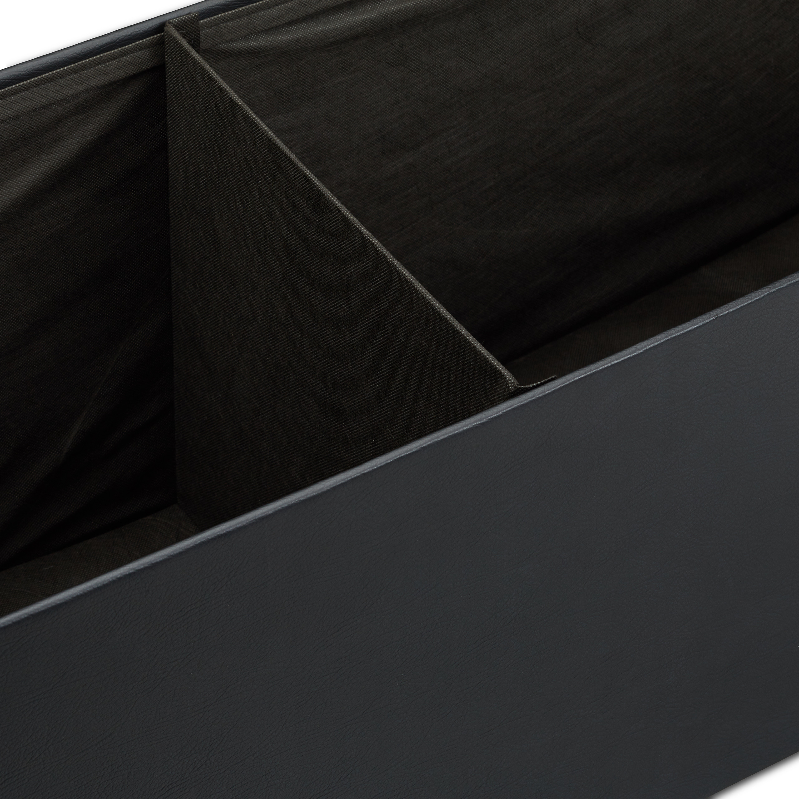Banco plegable puff elegante 140 L 300 kg banco de almacenamiento puff plegable - Imagen 47 de 69