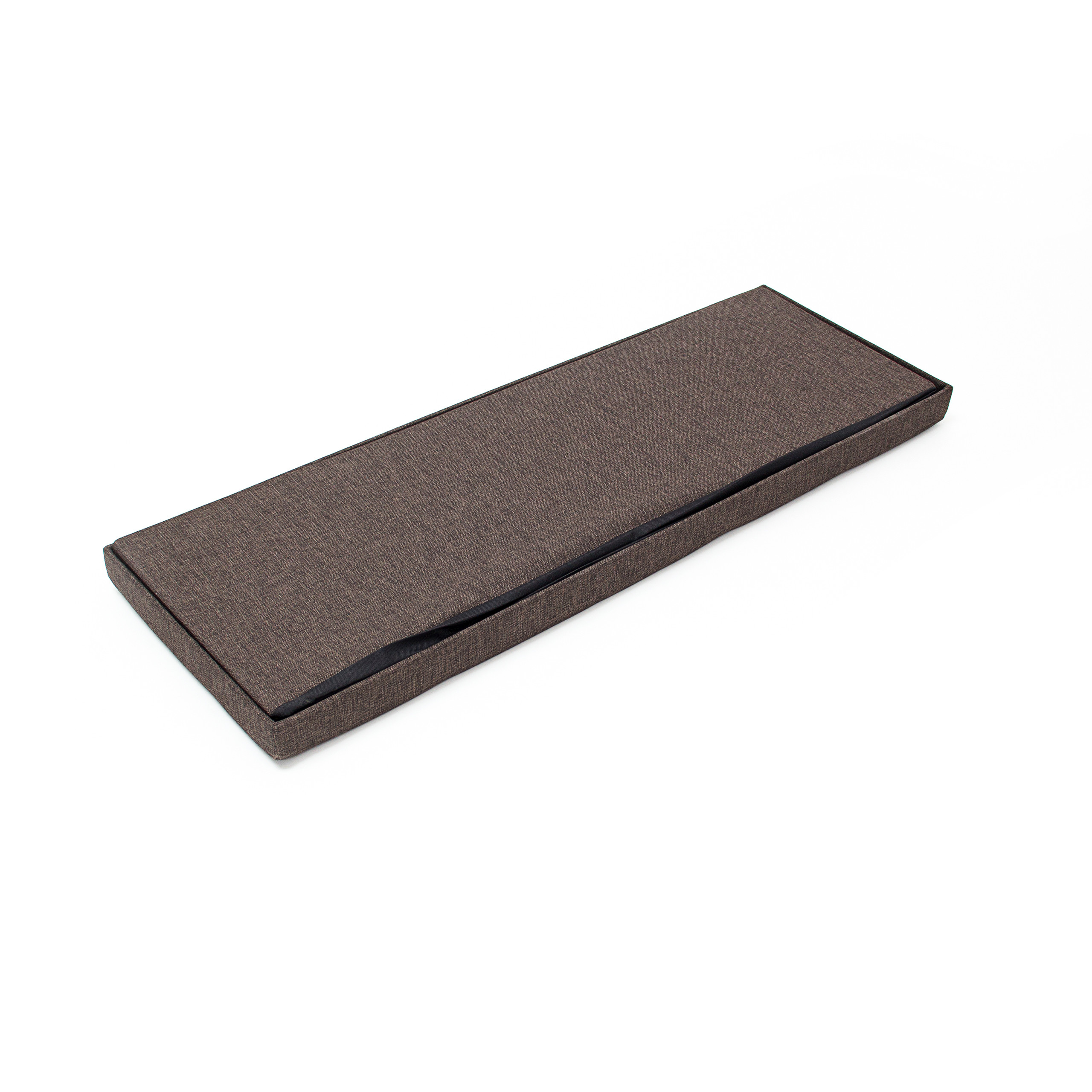 Baul almacenamiento puff decorativo arcón infantil 140 L baúl plegable acolchado - Imagen 33 de 59