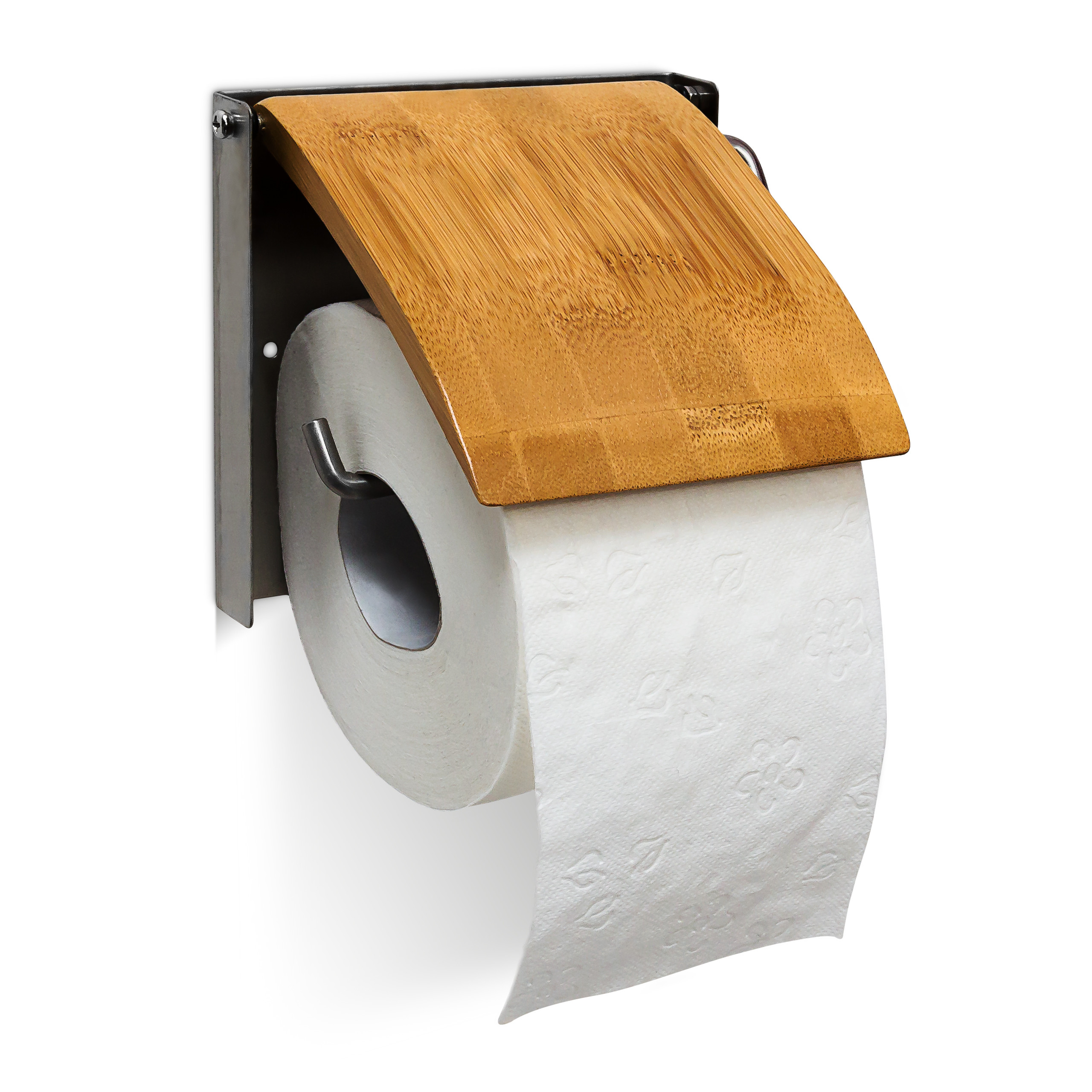 Toilettenpapierhalter Bambus Klopapierhalter Klorollenhalter WC  Rollenhalter | eBay