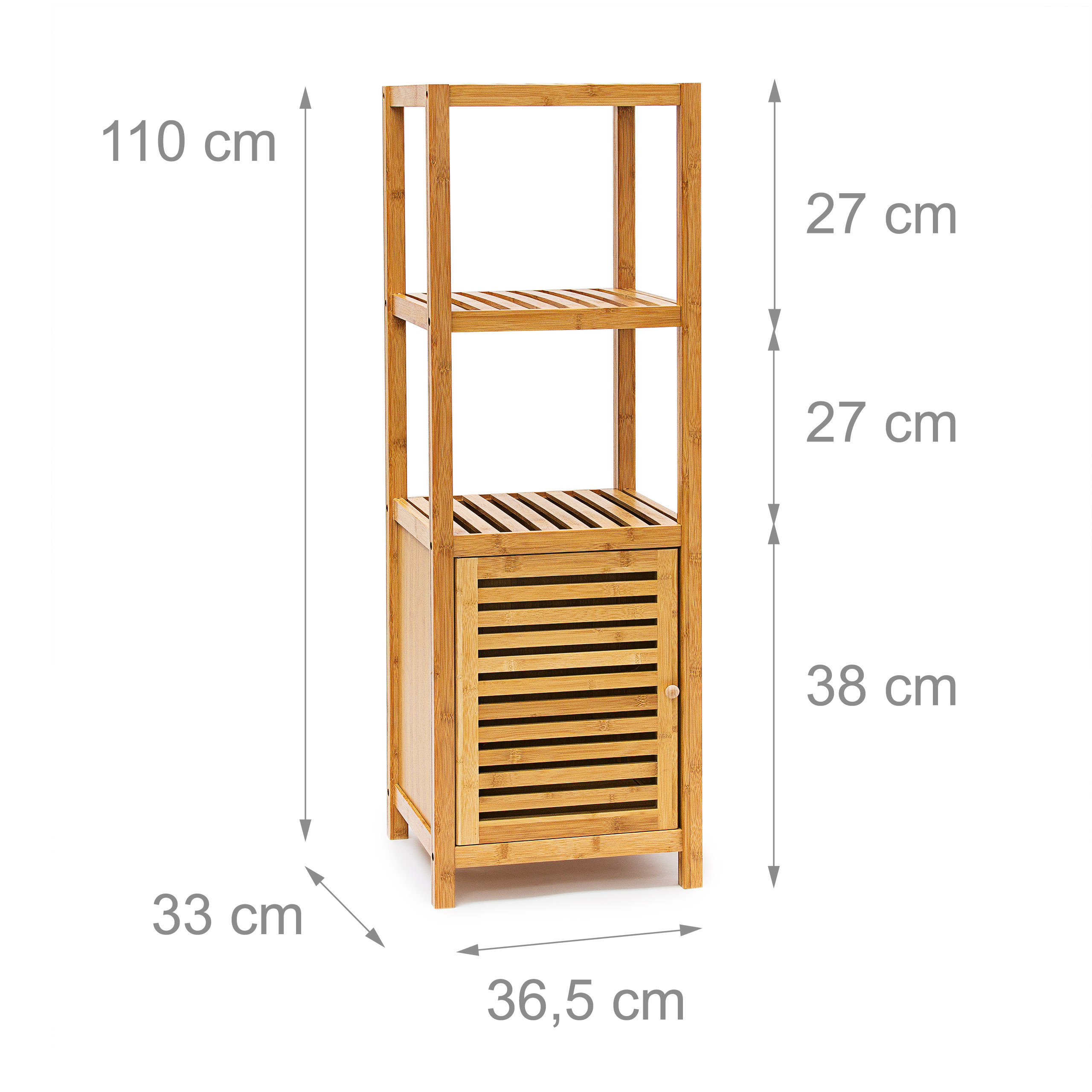 Estantería baño librería escandinava resistente fácil montaje Mueble de baño - Imagen 13 de 24