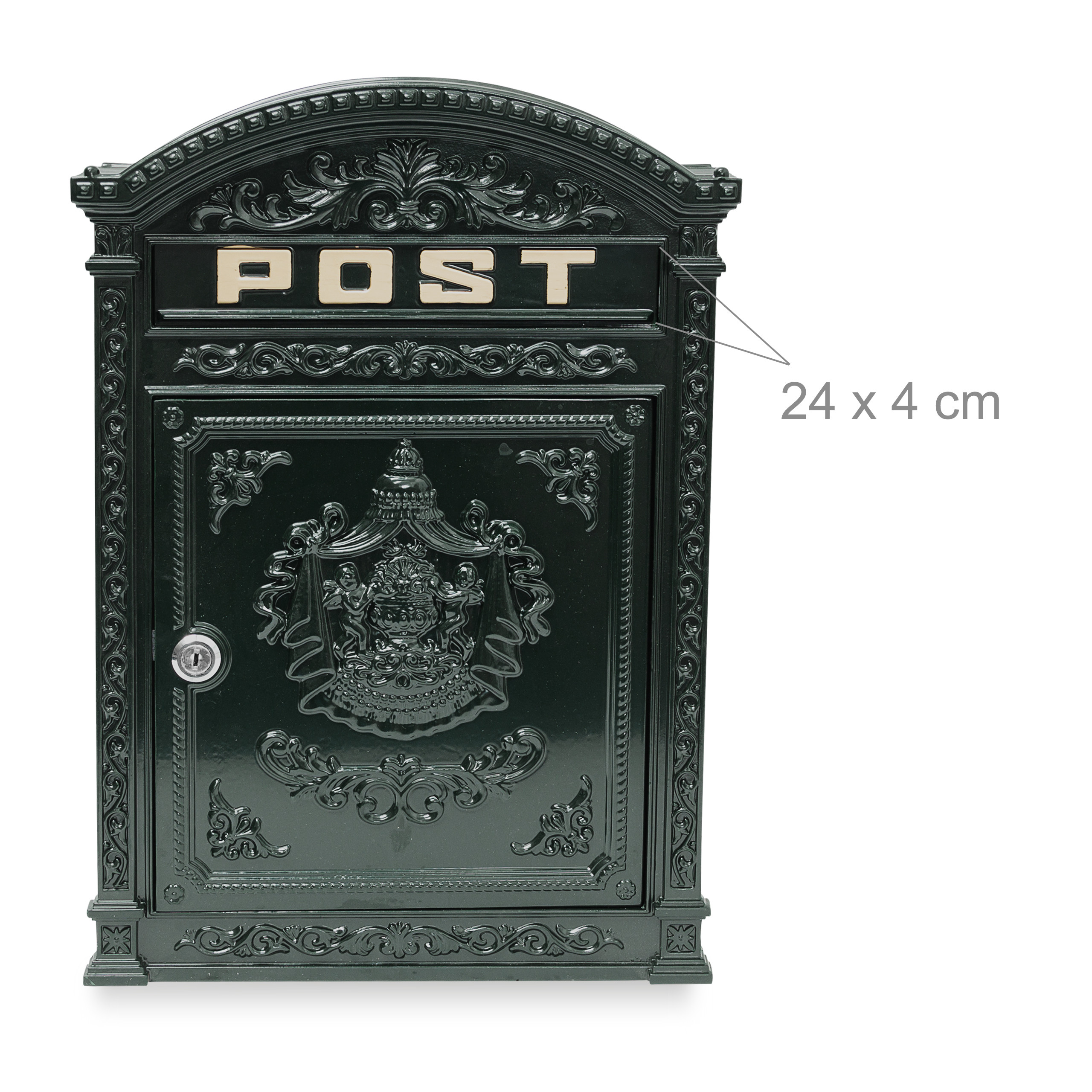 Buzón exterior ligero resistente buzón vintage buzón rústico buzón de pared - Imagen 10 de 36