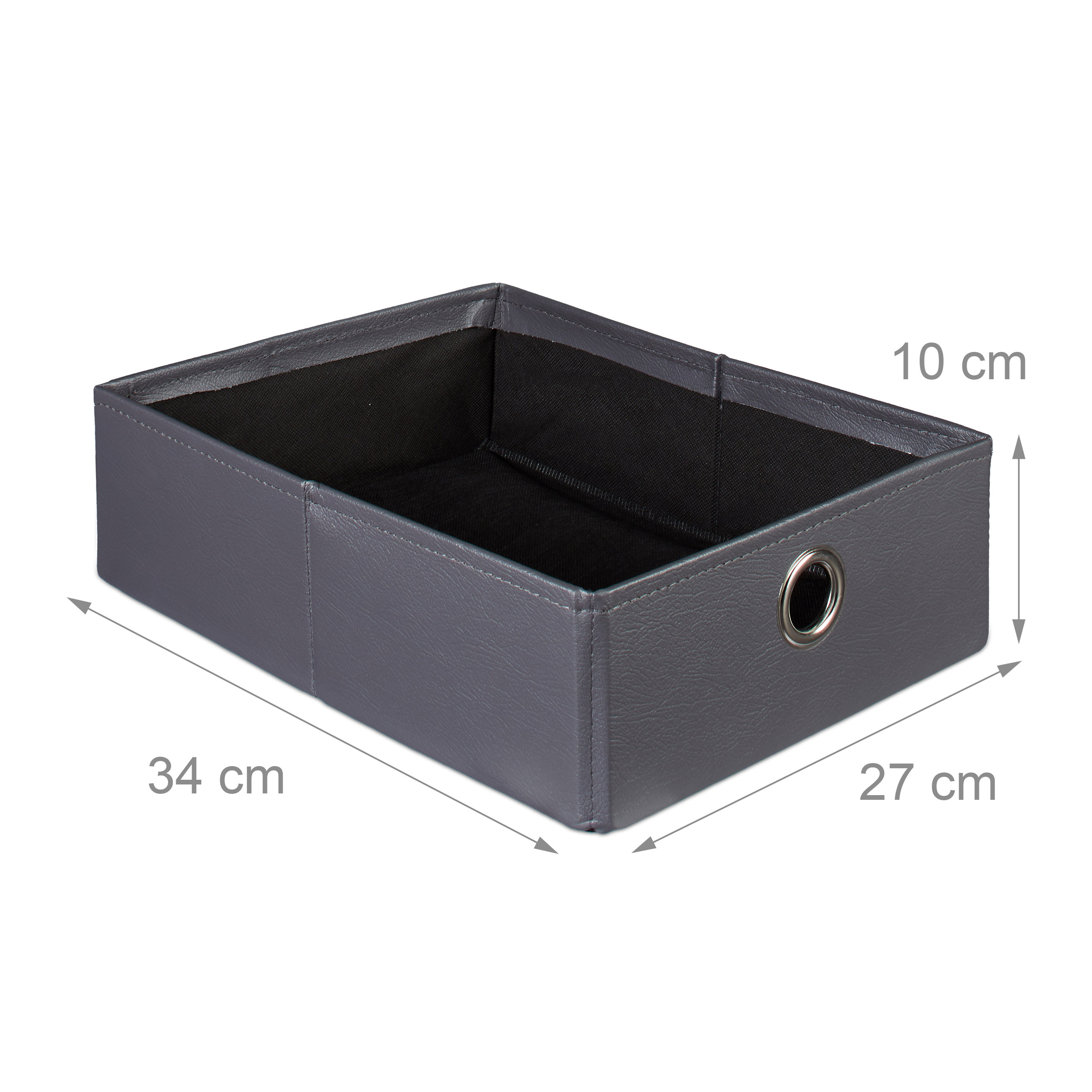 Banco plegable baúl decorativo 40 L 4 Kg banco de almacenamiento mueble plegable - Imagen 9 de 26