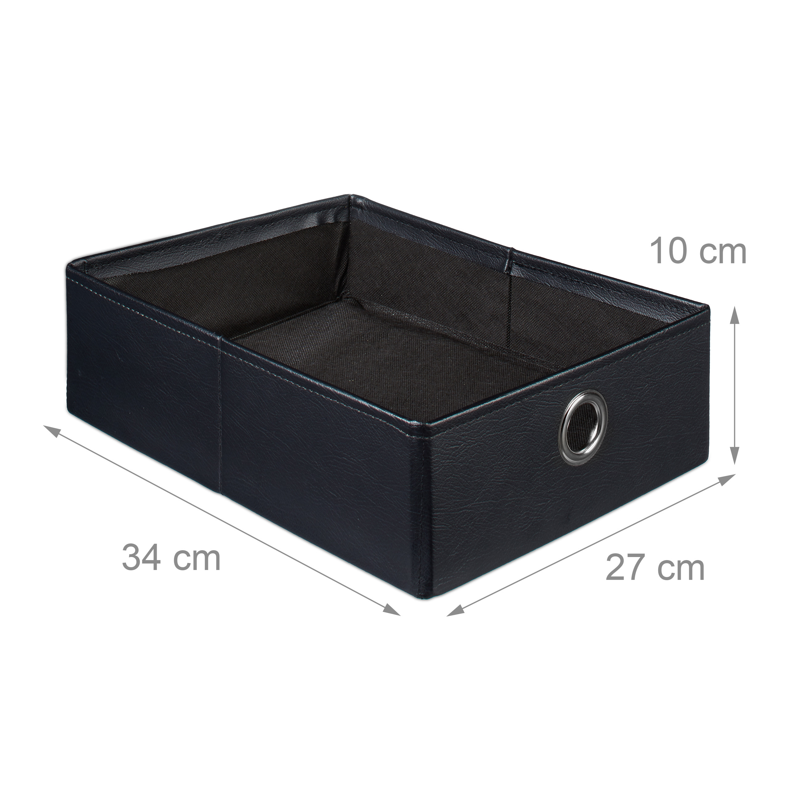 Banco plegable baúl decorativo 40 L 4 Kg banco de almacenamiento mueble plegable - Imagen 26 de 26