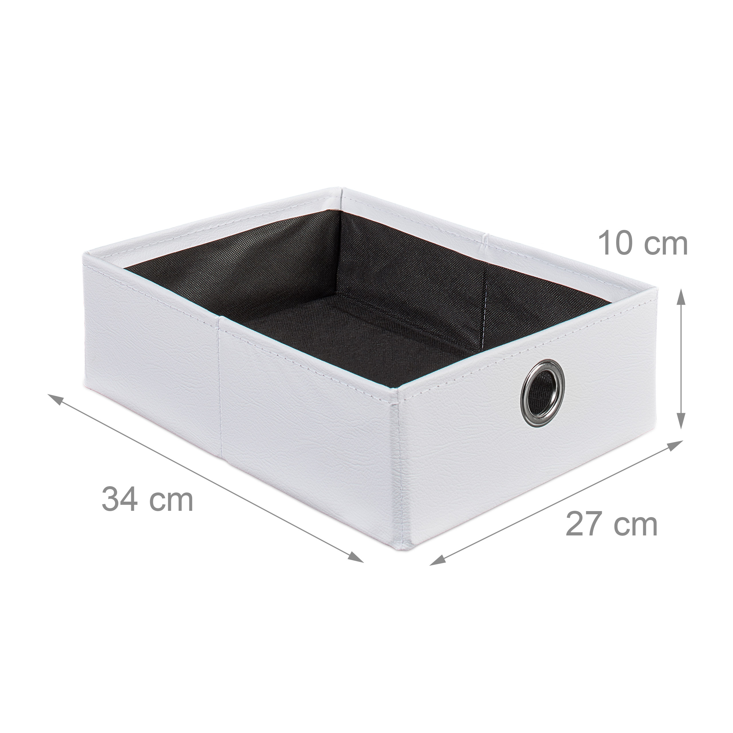 Banco plegable baúl decorativo 40 L 4 Kg banco de almacenamiento mueble plegable - Imagen 20 de 26