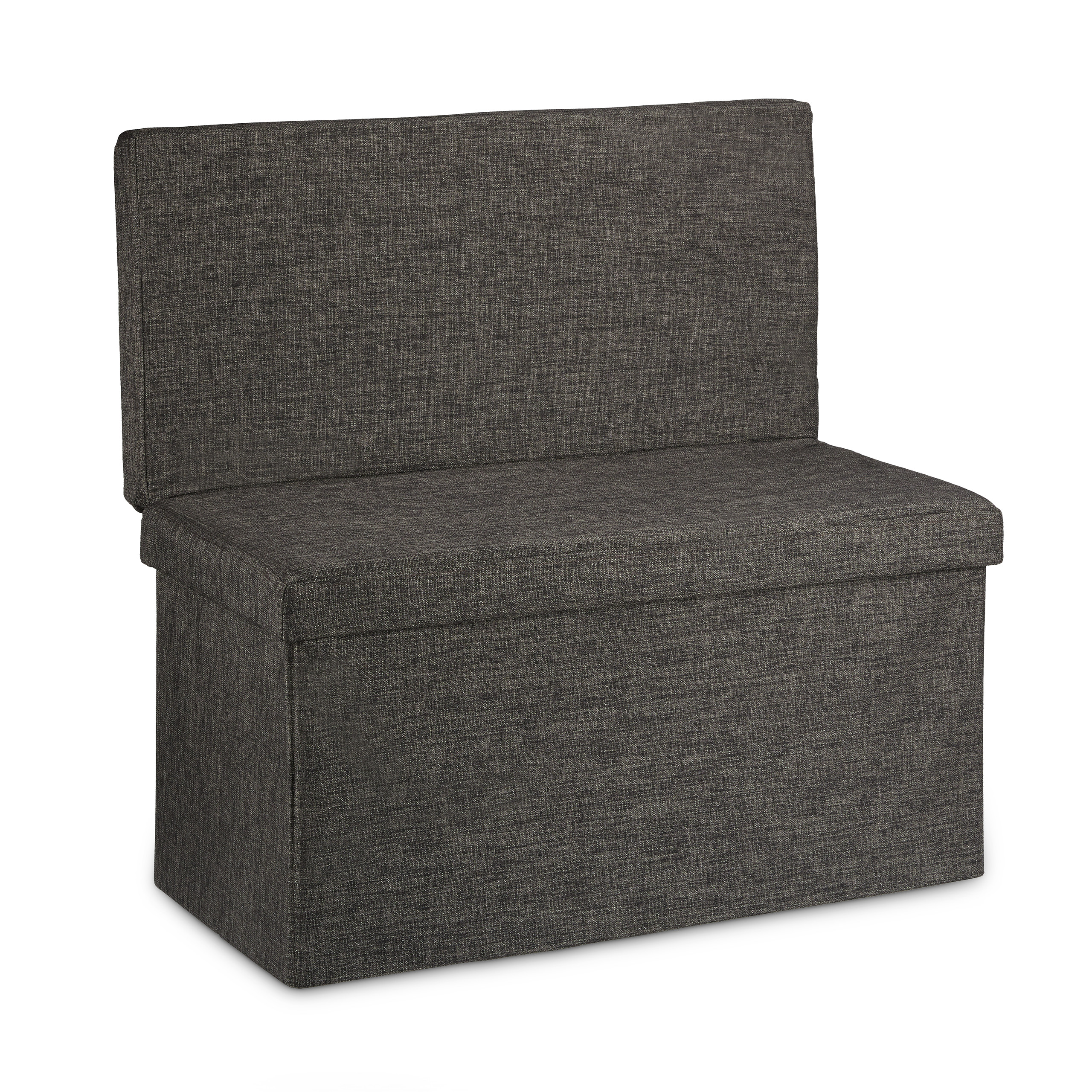 Baul almacenamiento taburete plegable puff organizador 77 L 9 kg ligero - Imagen 16 de 24