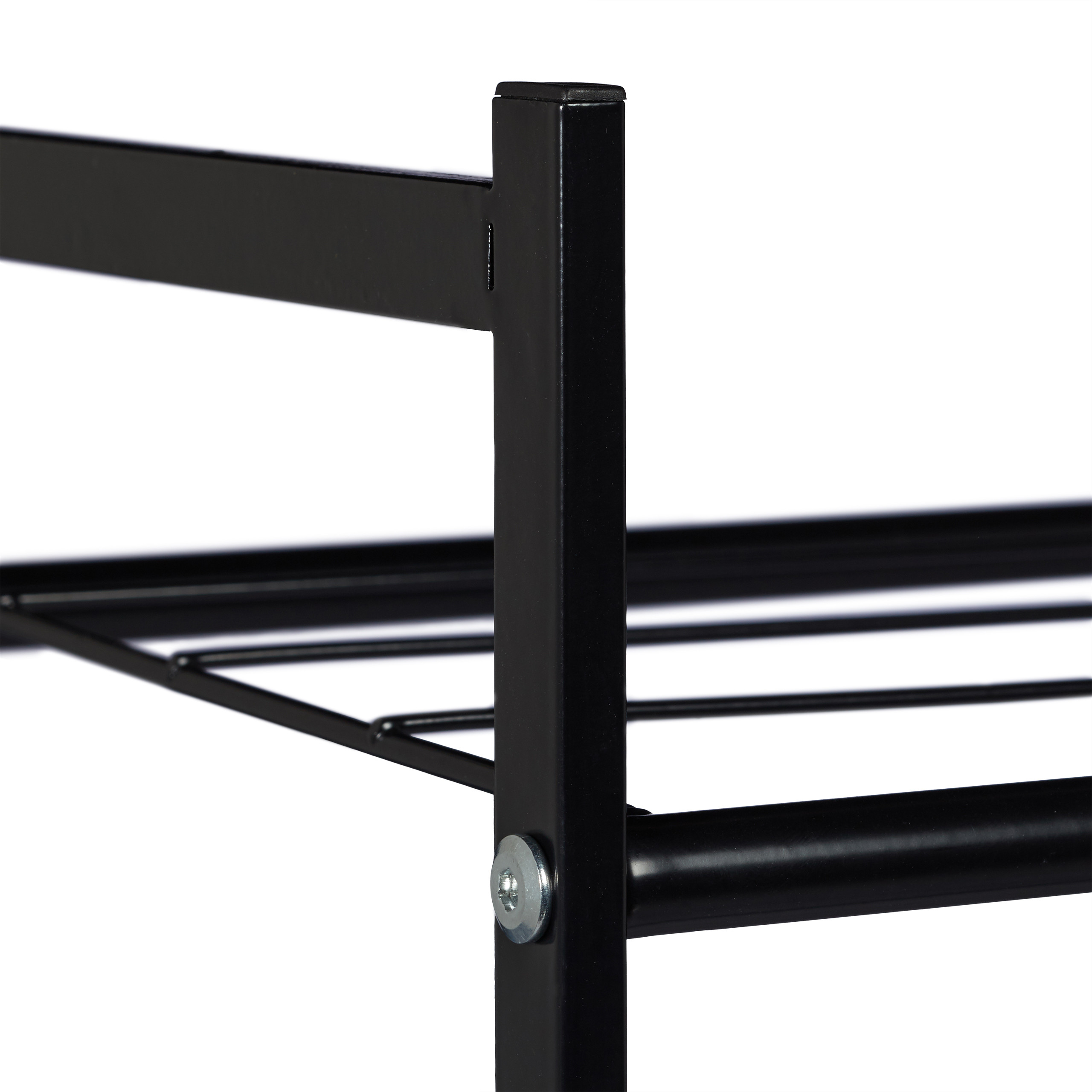 Zapatero metalico estante para calzado ligero 2 niveles zapatero organizador - Imagen 43 de 45