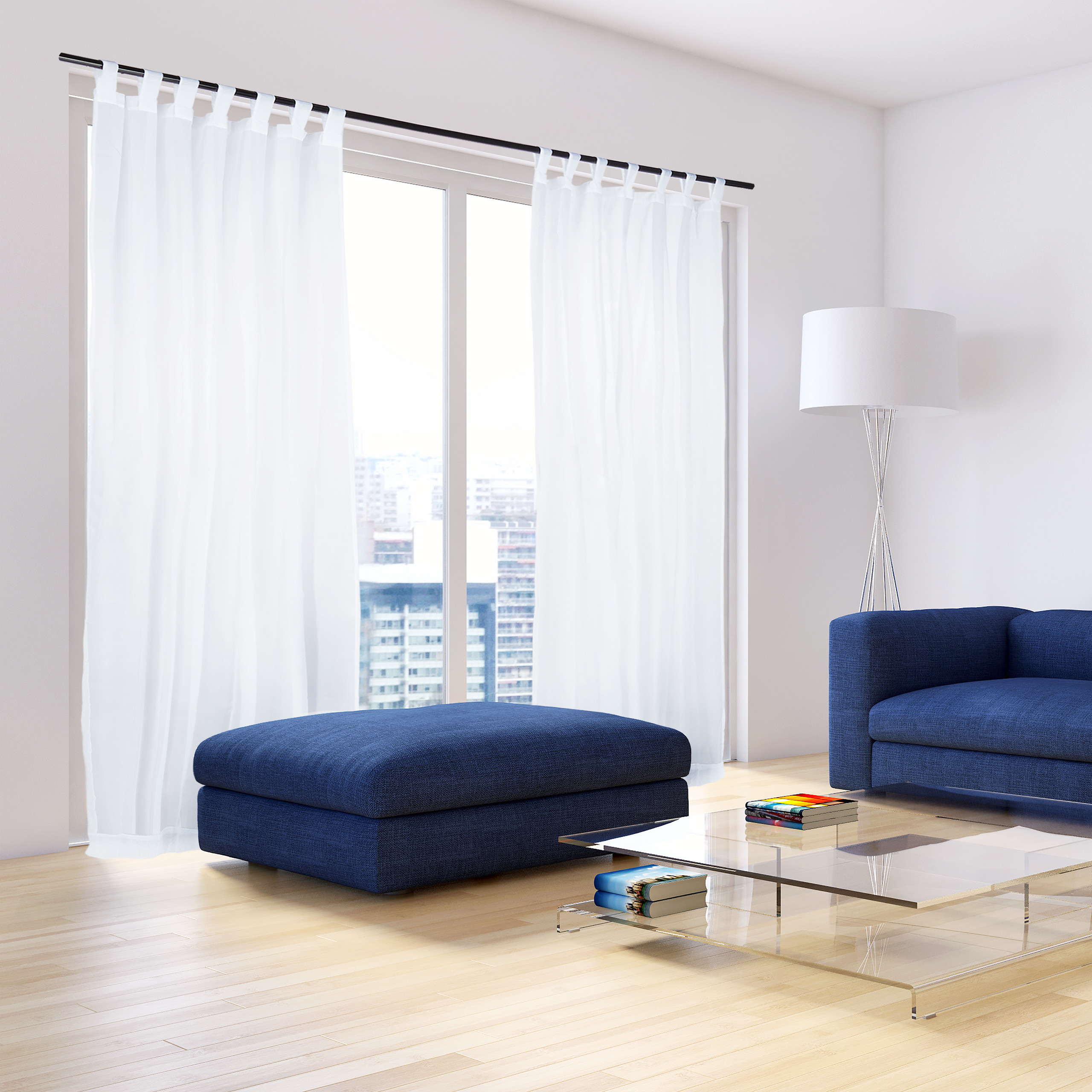 Tenda Cucina Country In Cotone E Lino - Cortina Corta Per Finestre Bagno/Soggiorno | Stile Rustico - Foto 6