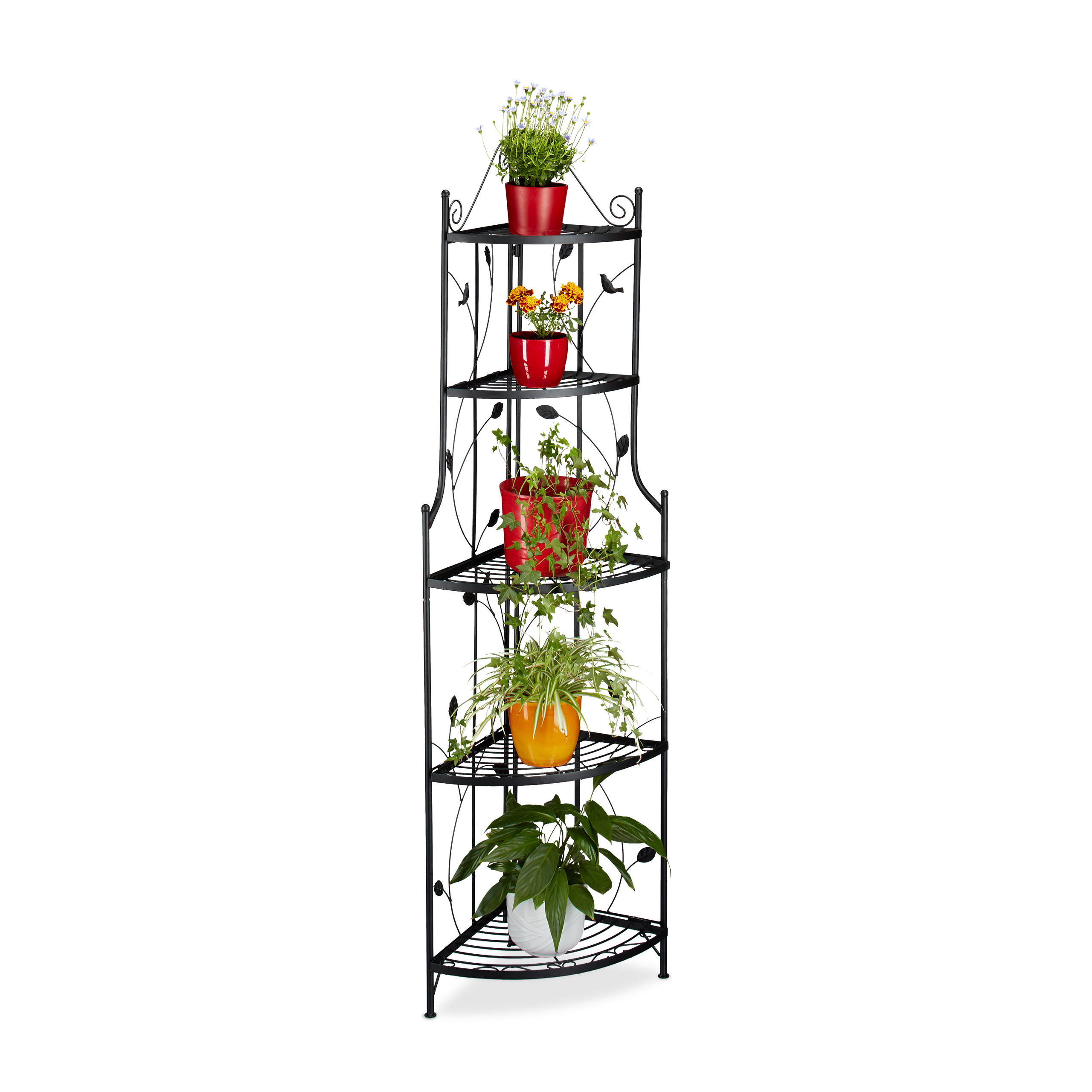 Pflanzentreppe ecke Pflanzenregal Blumenetage Blumenständer Pflanzenbank