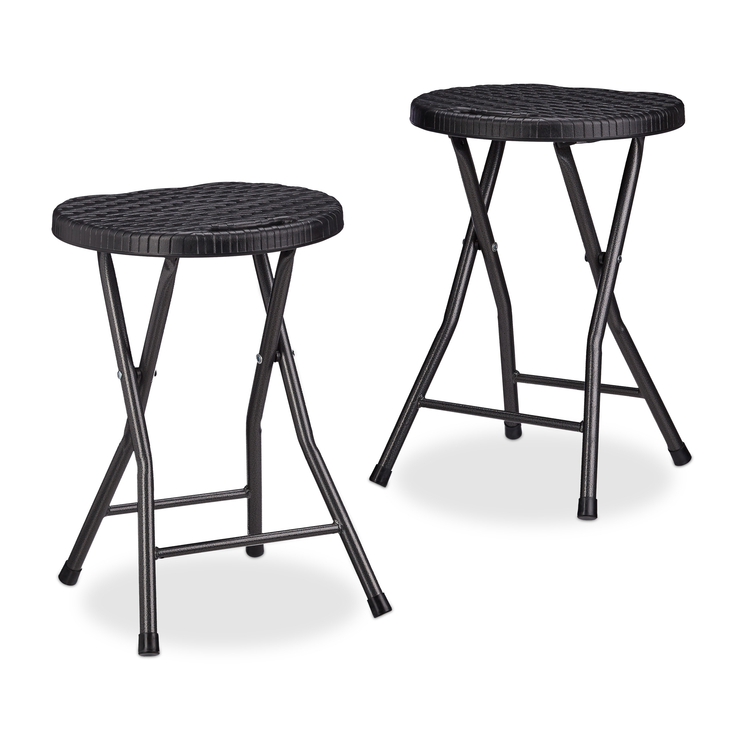 Taburete plegable banquillo exterior silla de camping ligero fácil limpieza - Imagen 20 de 27