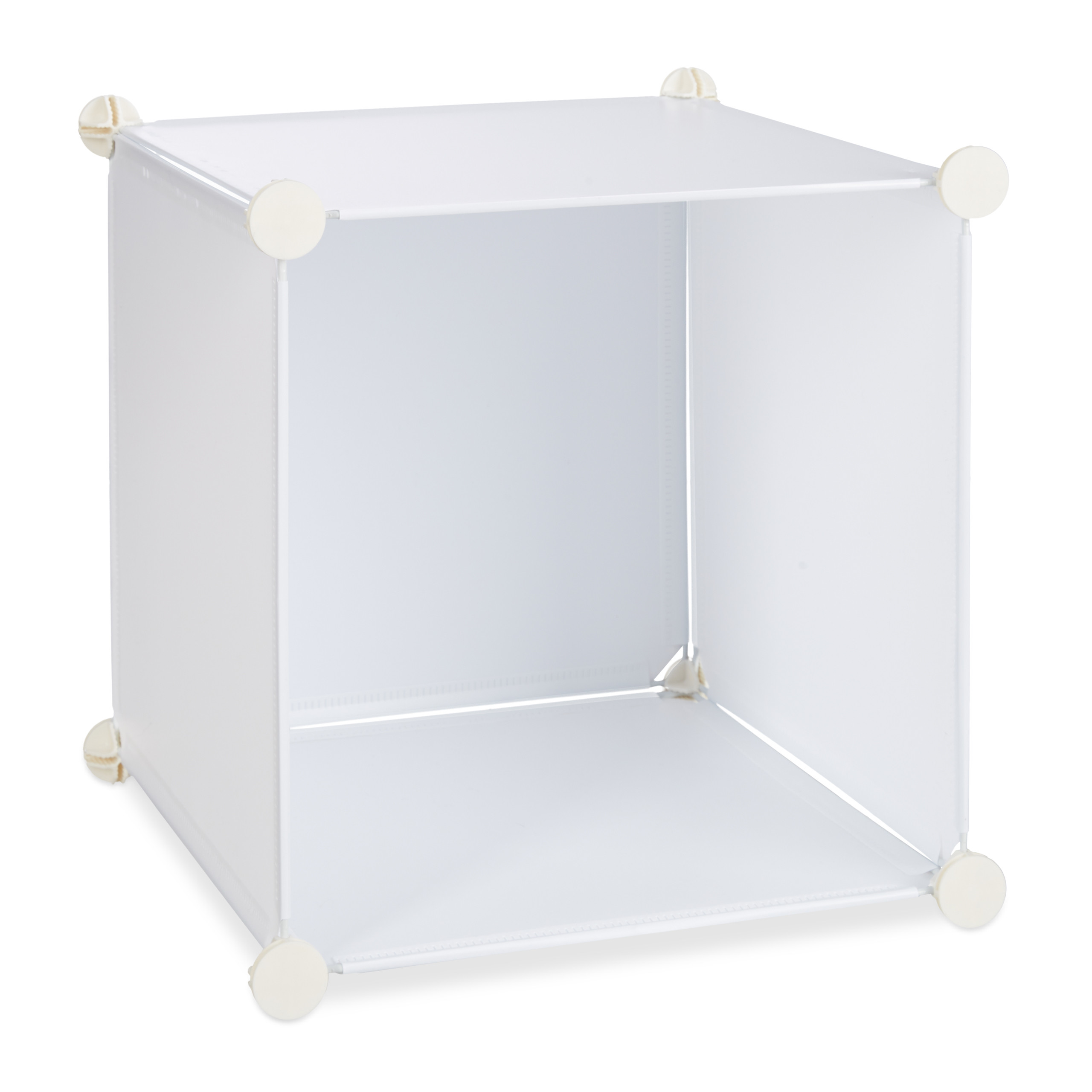 Estanteria modular de plástico mueble organizador 16 compartimentos 11 kg - Imagen 12 de 12