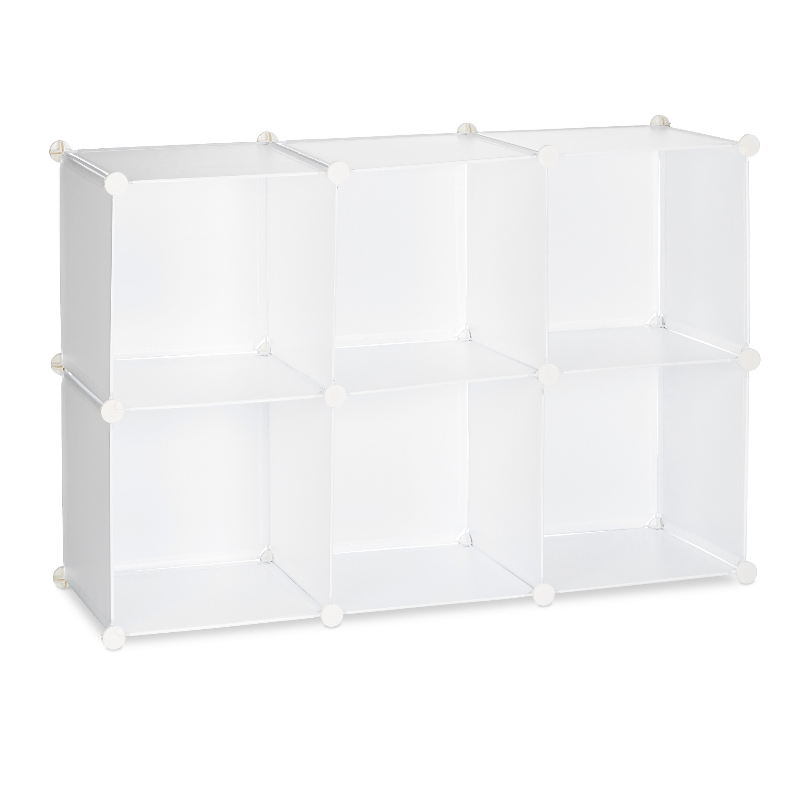 Estanteria modular con 6 compartimentos estante decorativo ligero fácil montaje - Imagen 12 de 23