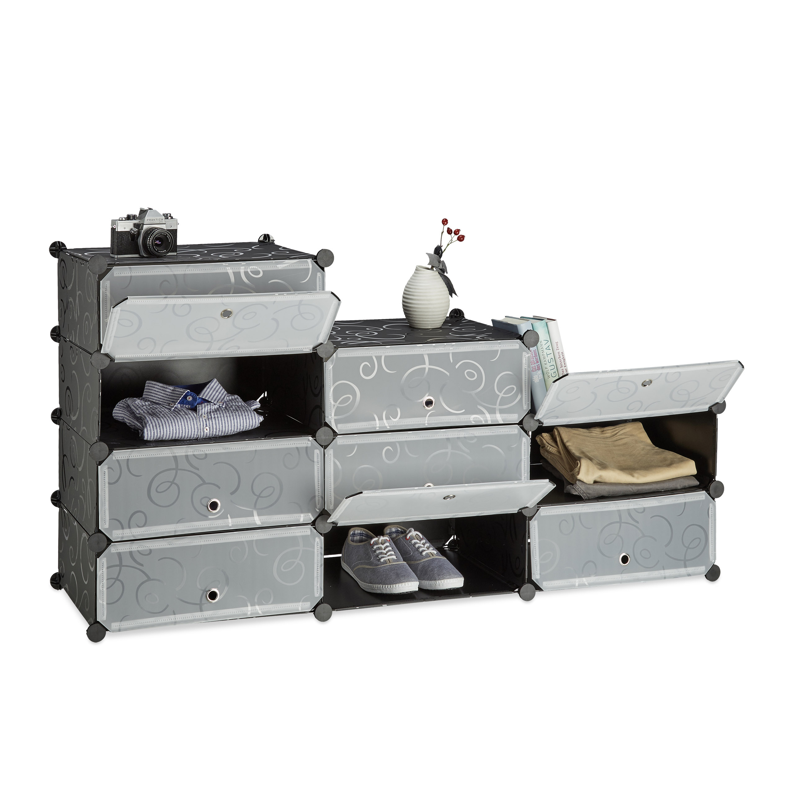Zapatero grande organizador de zapatos mueble para calzado 10 compartimentos - Imagen 6 de 17