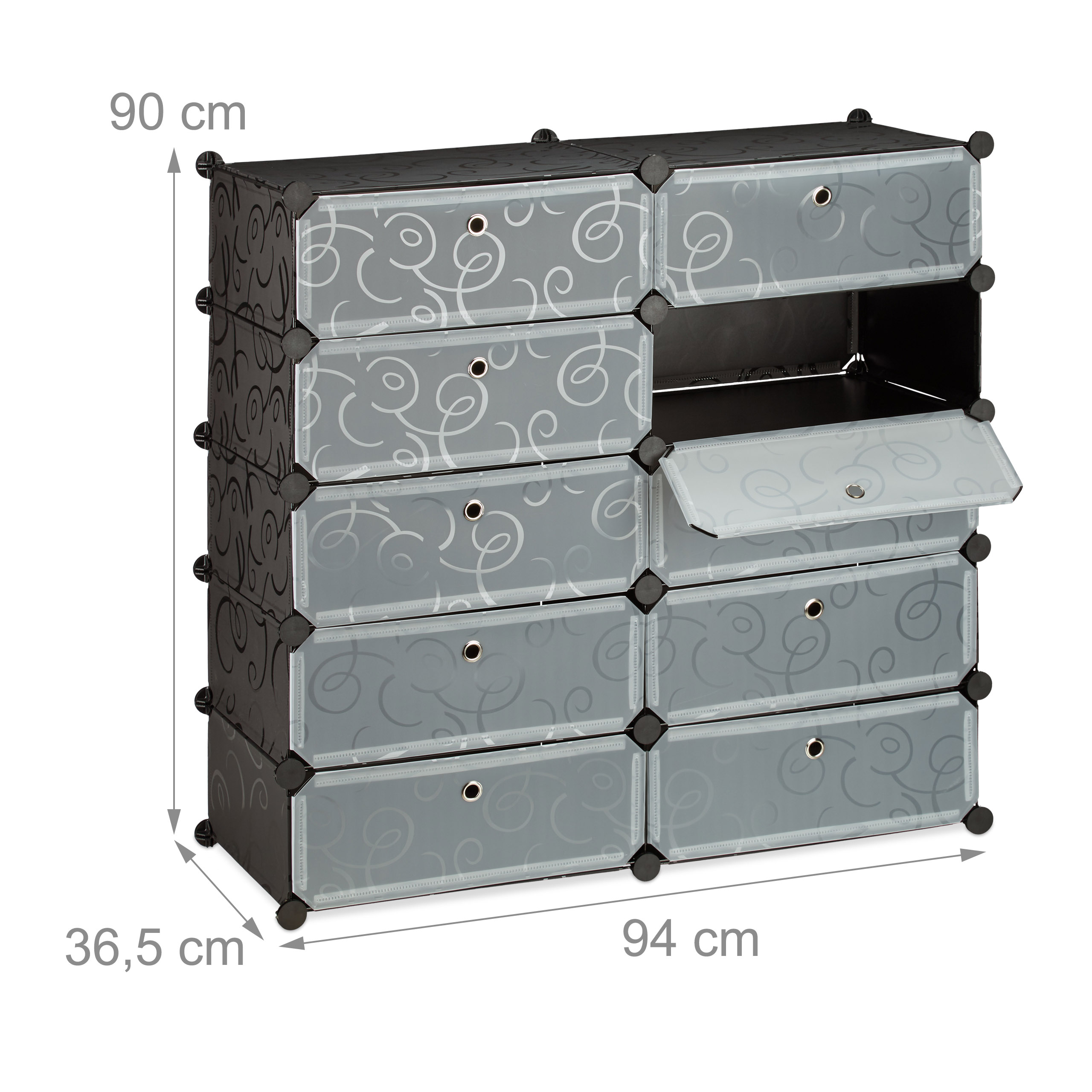 Zapatero grande organizador de zapatos mueble para calzado 10 compartimentos - Imagen 7 de 17