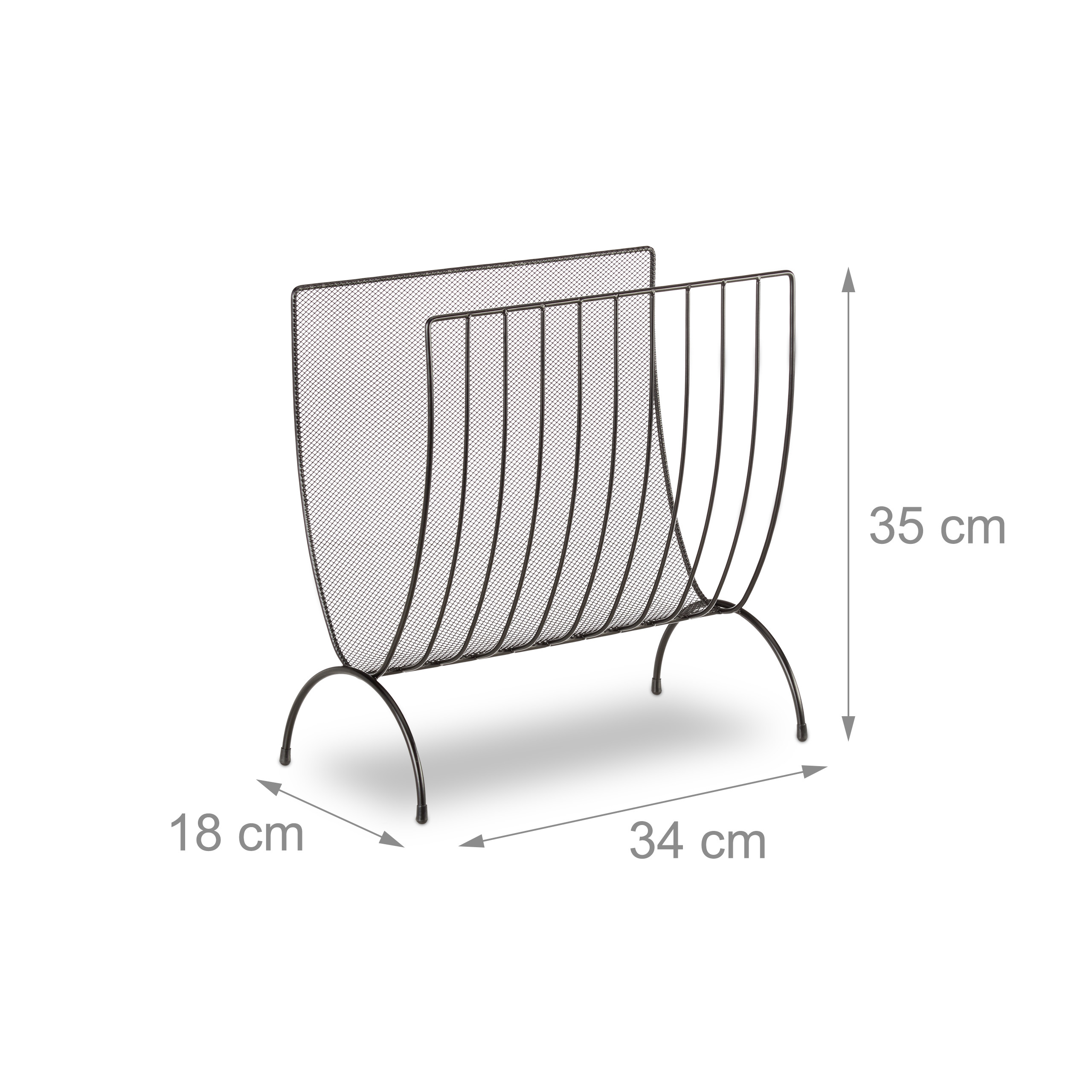 Periódico Metal Soporte para revistas Soporte para revistas Caja para periódicos 0,7 kg - Imagen 9 de 10