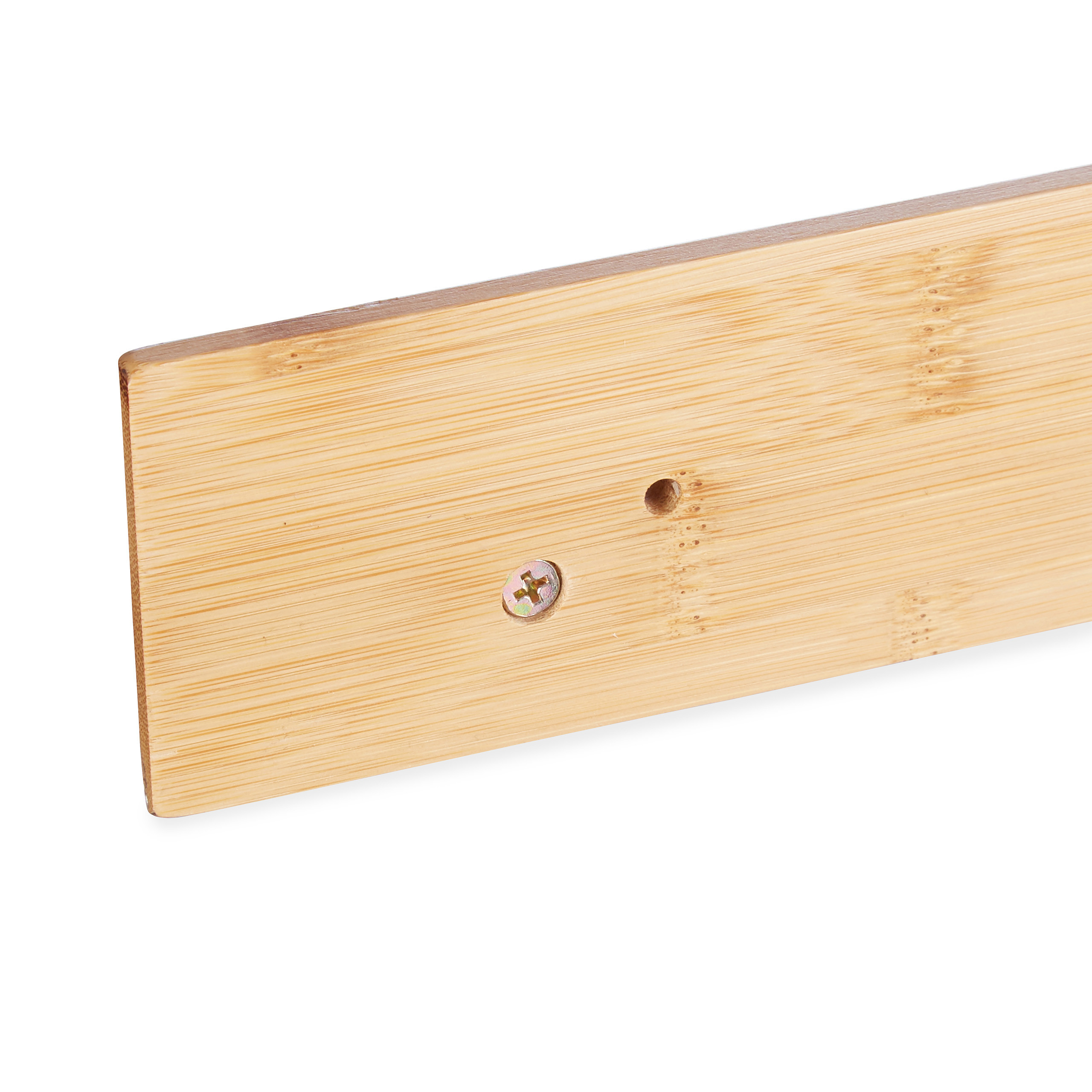 Perchero pared toallero de madera 6 ganchos color natural perchero de bambú - Imagen 9 de 18