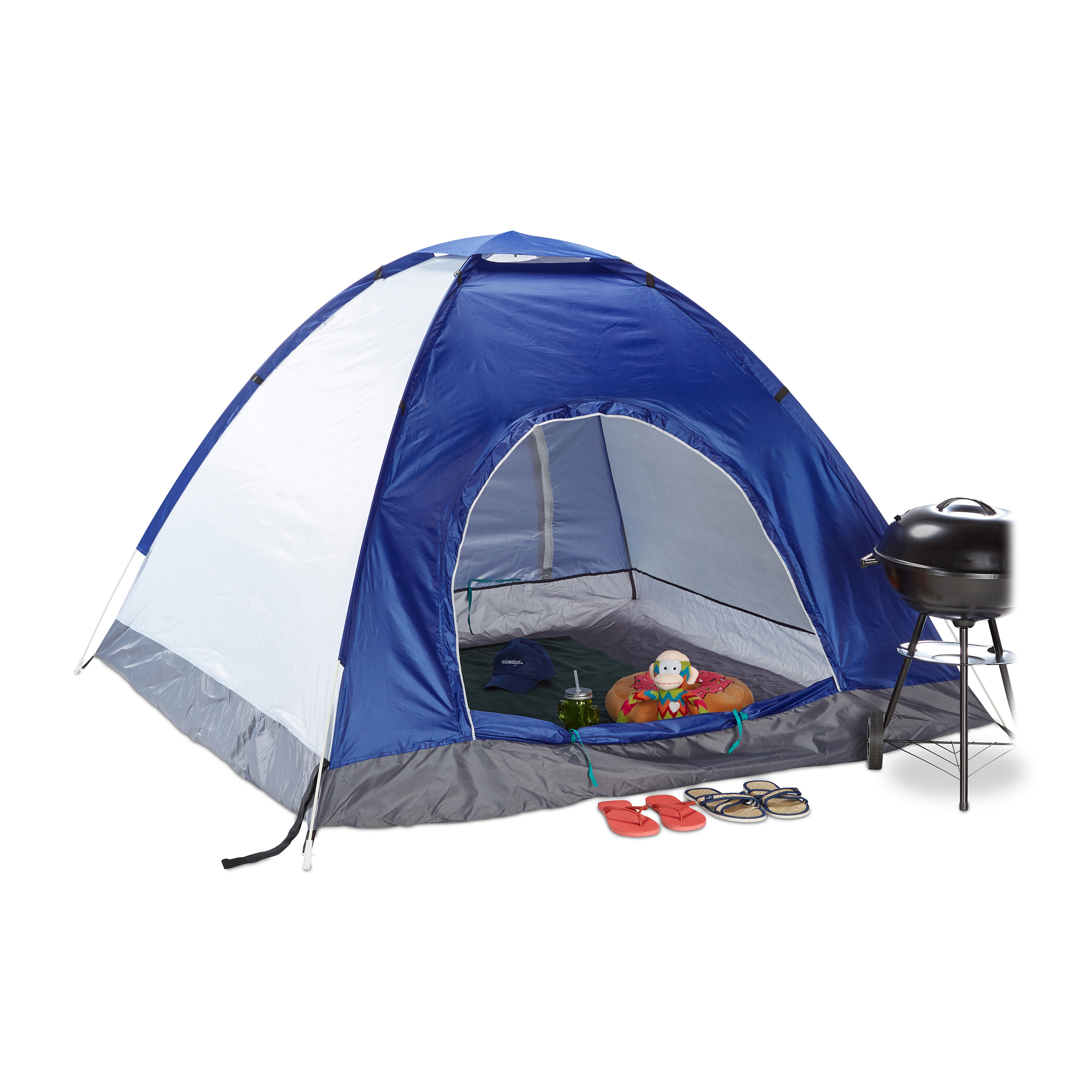 Tienda de campaña carpa pop up refugio familiar ligera 3 personas 1,4 kg