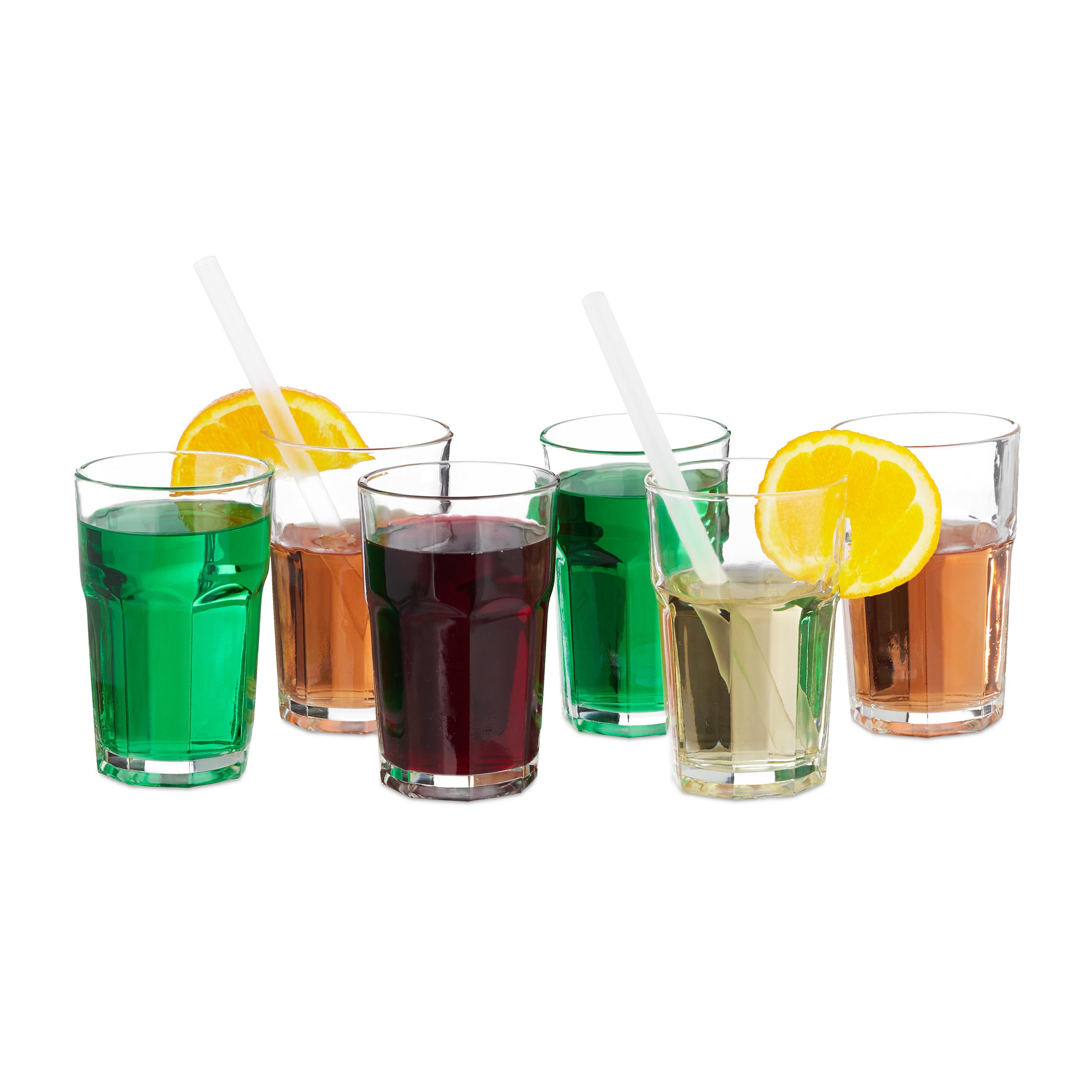 Trinkgläser 6er set Wassergläser Gastro spülmaschinenfest 300 ml Trinkgläser Set