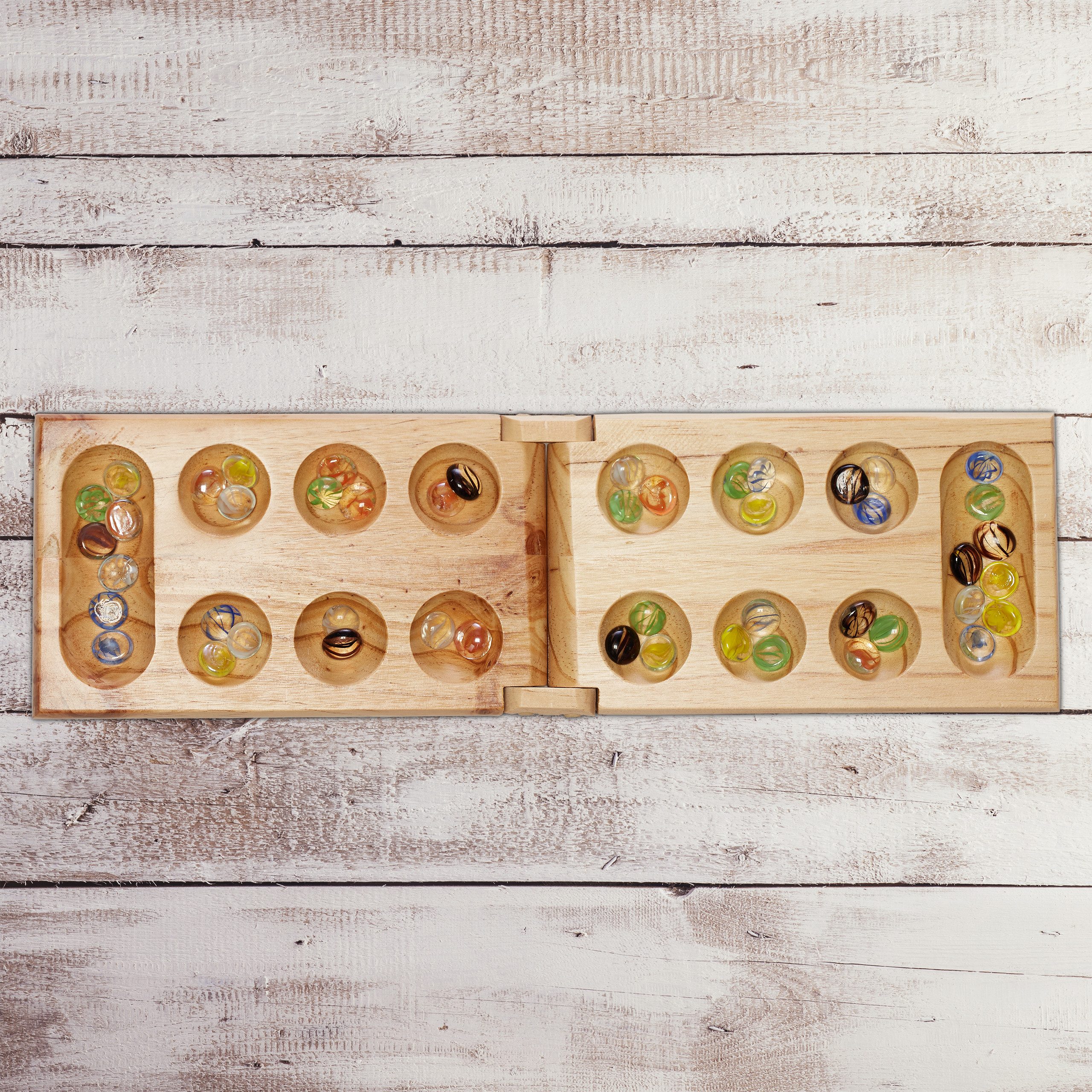 Mancala juego de estrategia 600 g 2 jugadores mancala juego de mesa portátil - Imagen 2 de 10