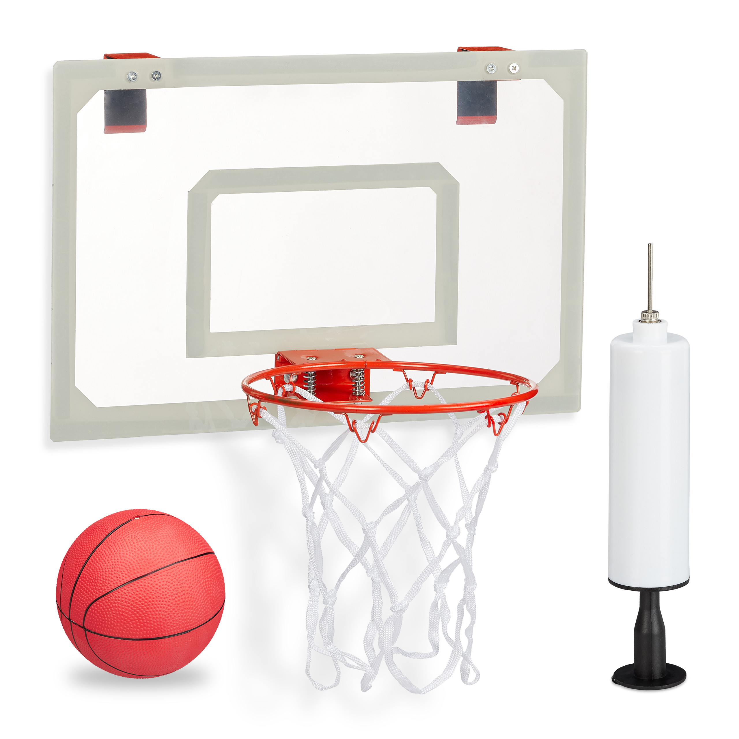 Canasta baloncesto para habitación, Mini basketball infantil, Pelota e inflador