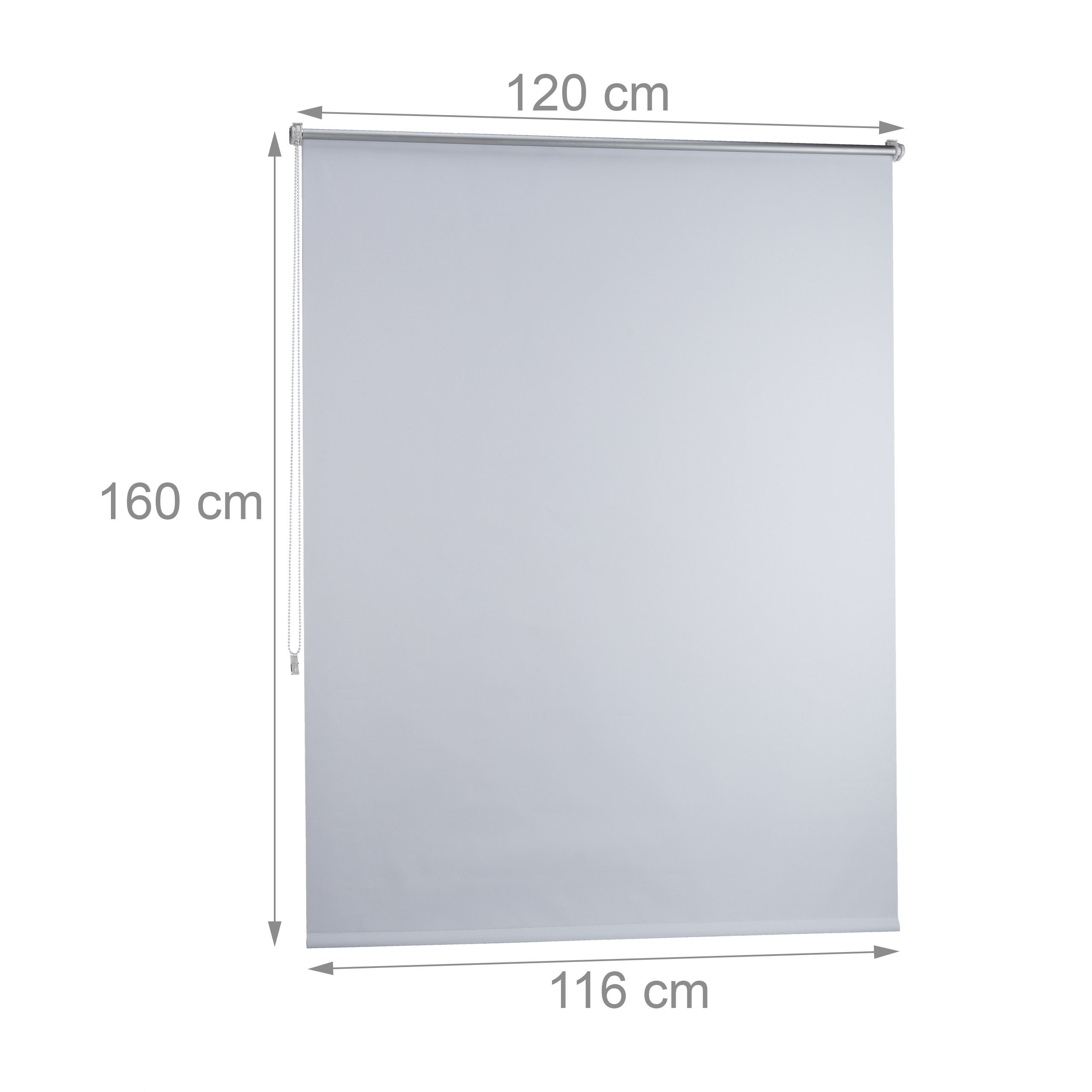 Thermo verdunklungsrollo Verdunkelungsrollo Seitenzugrollo Klemmfix Rollo - Bild 14 von 110