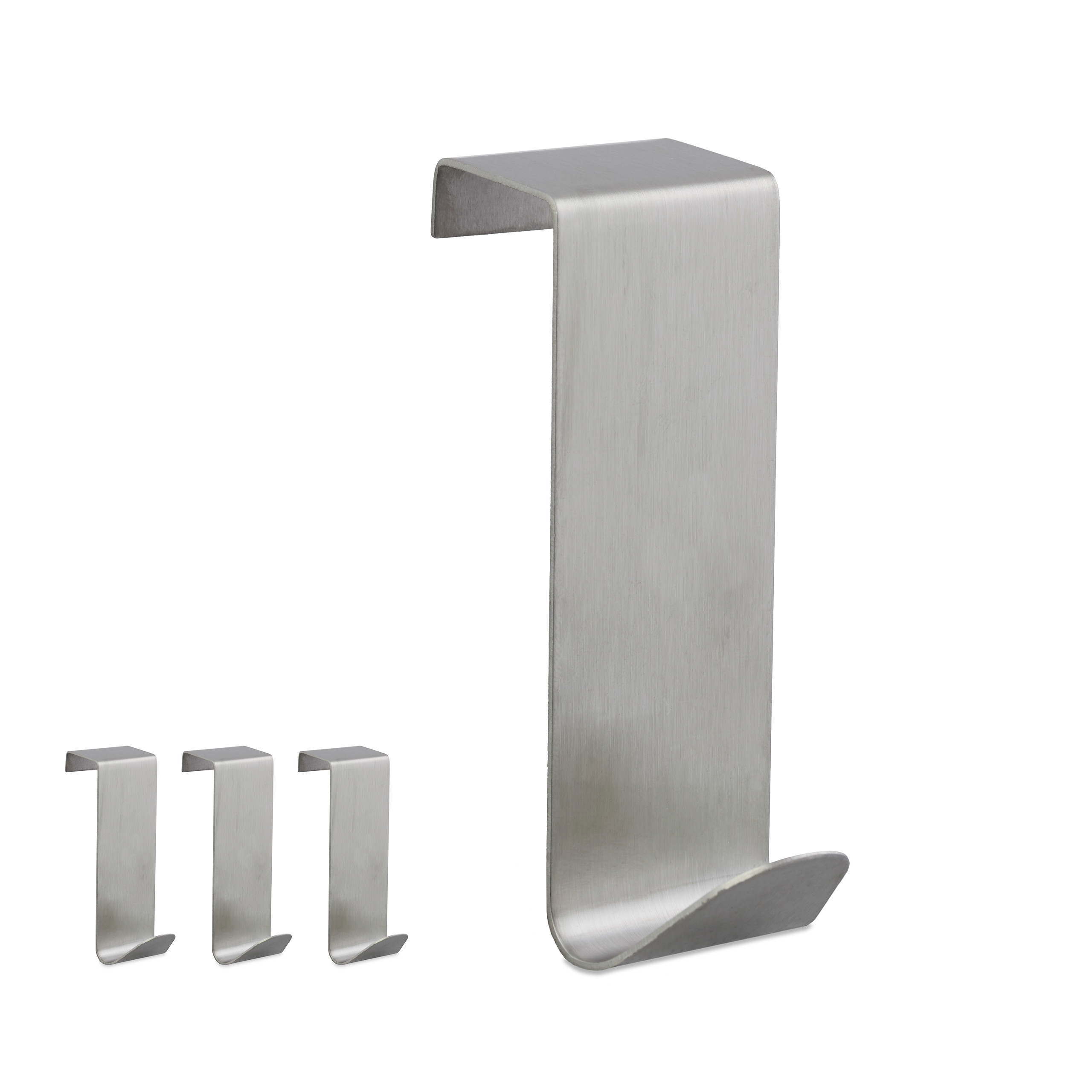 Türhaken Edelstahl 4er Set Door Hooks Türaufhänger S-Haken Fensterhaken Hakenset