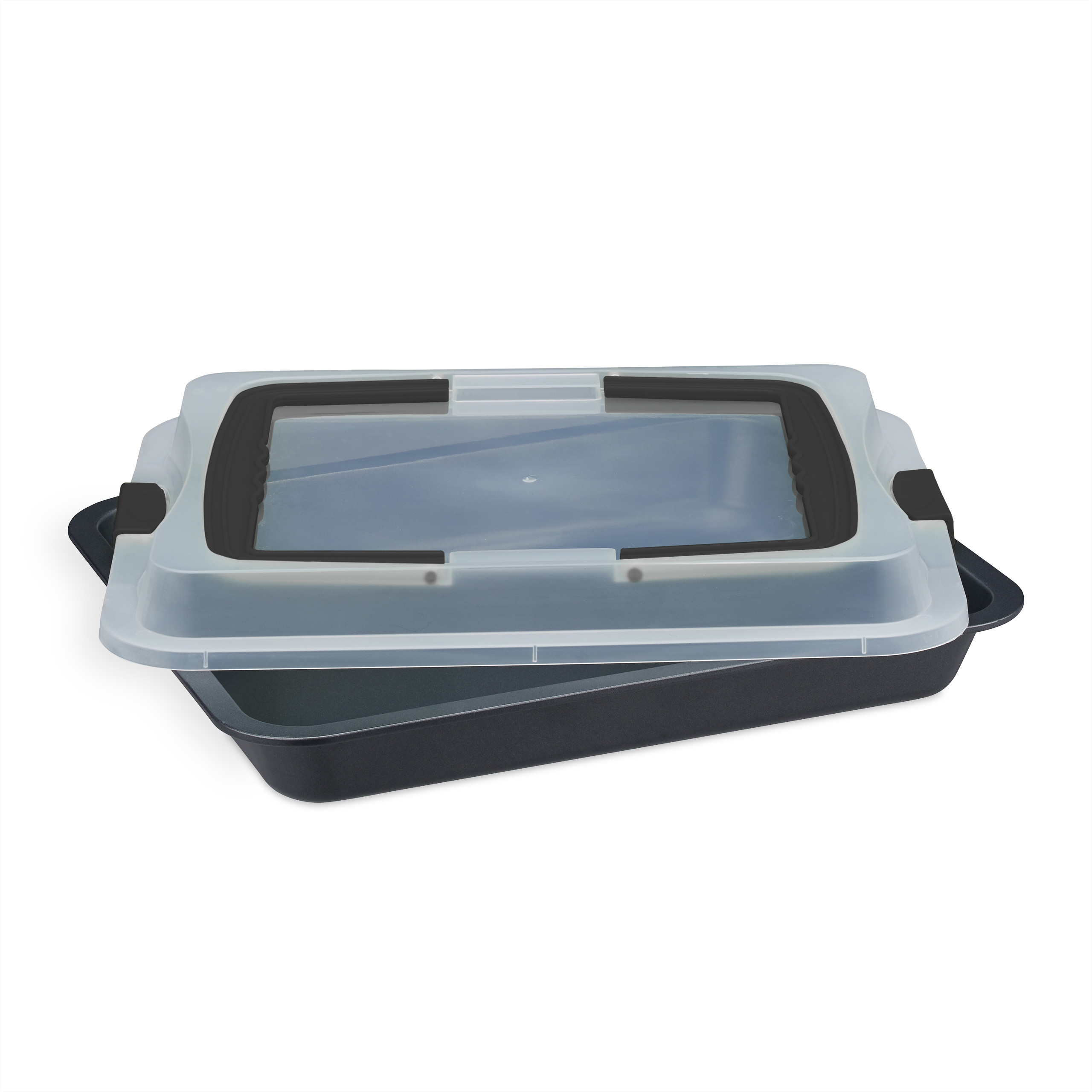 Backblech mit deckel Kuchen Transportbox Rechteckige Kuchenbox Partycontainer - Bild 8 von 21