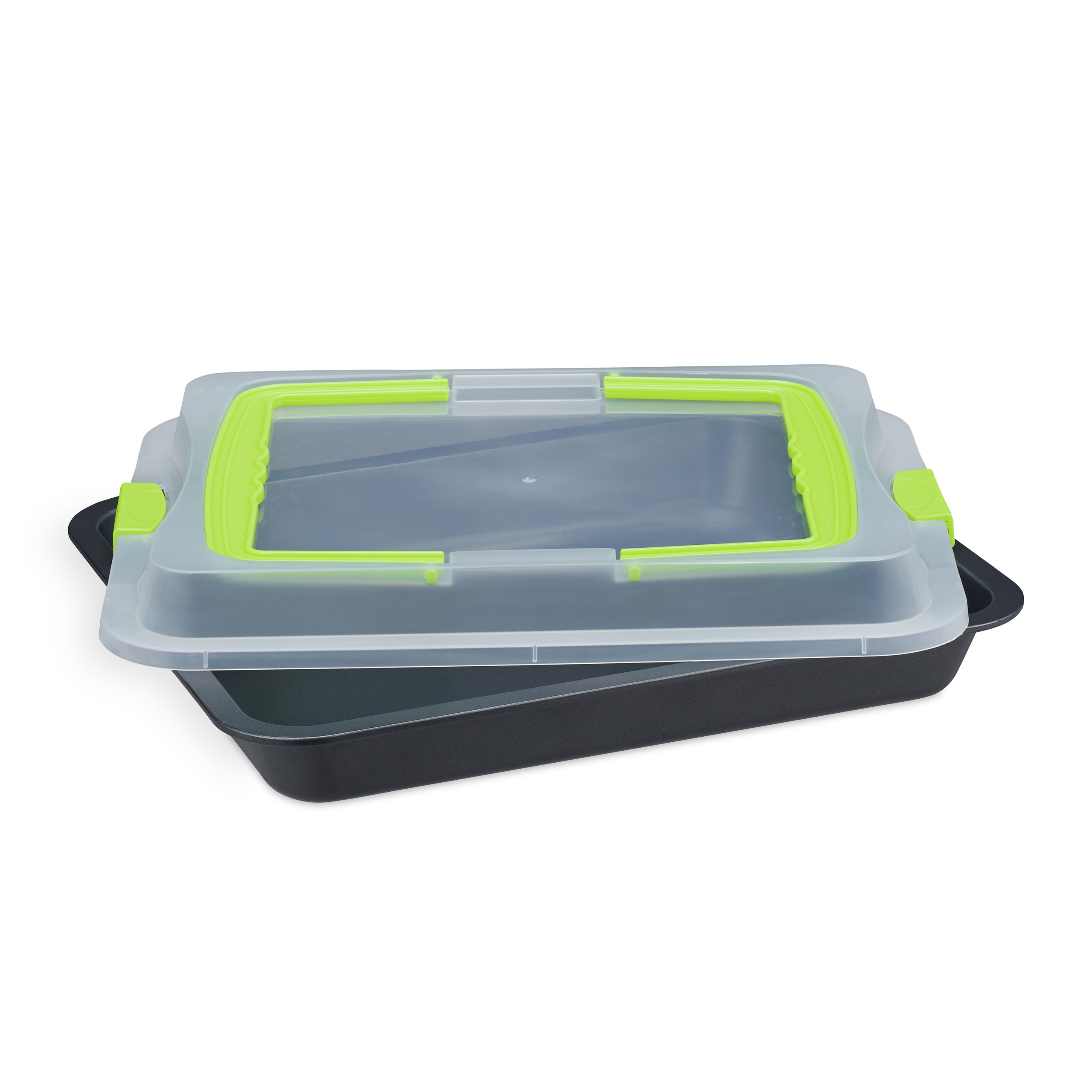 Backblech mit deckel Kuchen Transportbox Rechteckige Kuchenbox Partycontainer - Bild 17 von 21