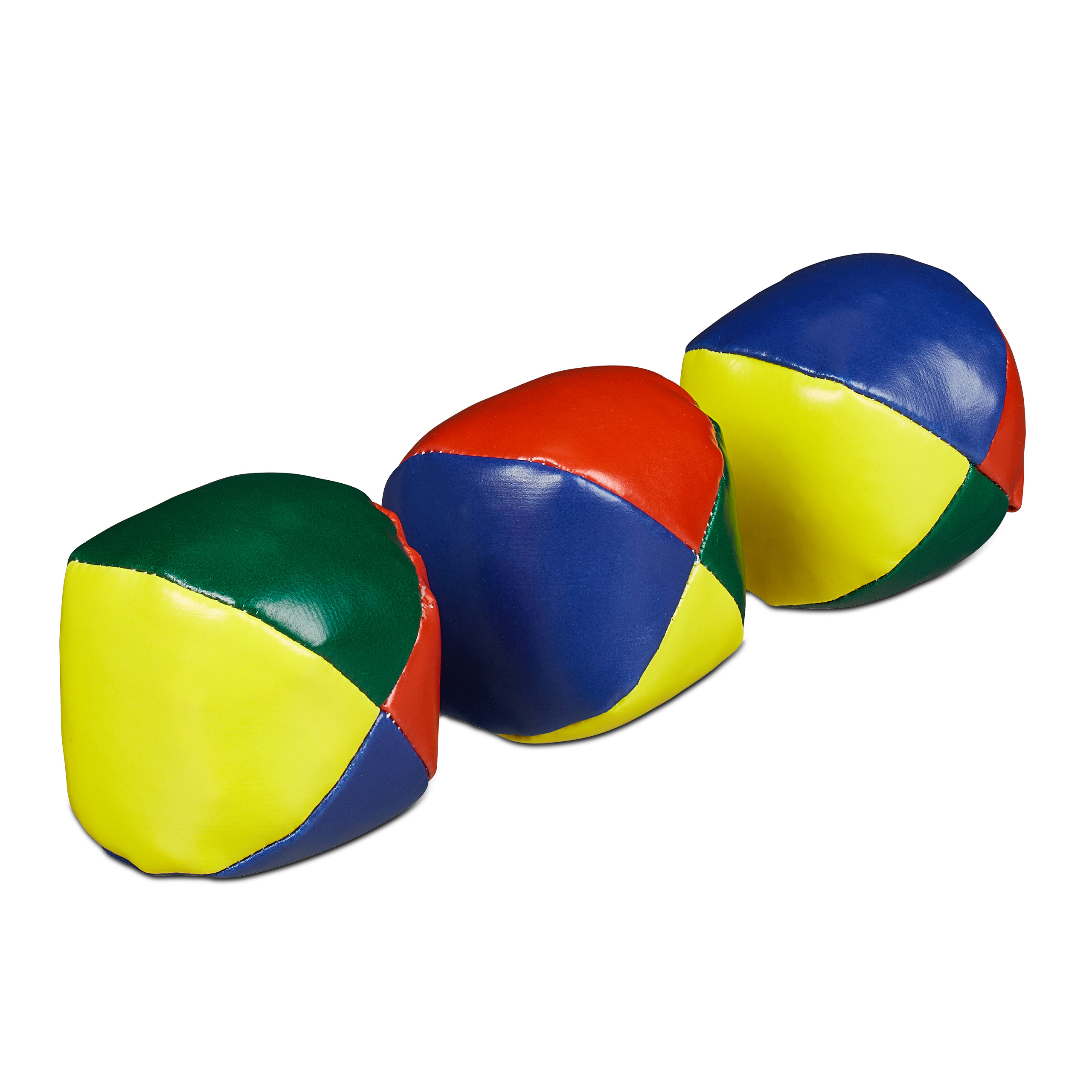 DMSESRLS Palline da giocoliere per principianti, 15 palline da giocoliere per bambini, con custodia, in pelle PU durevole e morbida, palline da giocoliere educative per ragazzi, ragazze