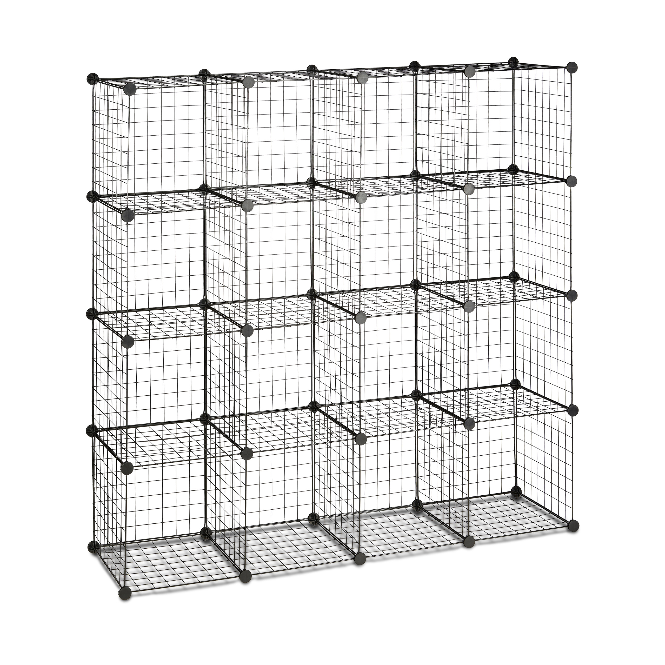Estanteria modular organizador de cubos 16 compartimentos fácil montaje - Imagen 12 de 24