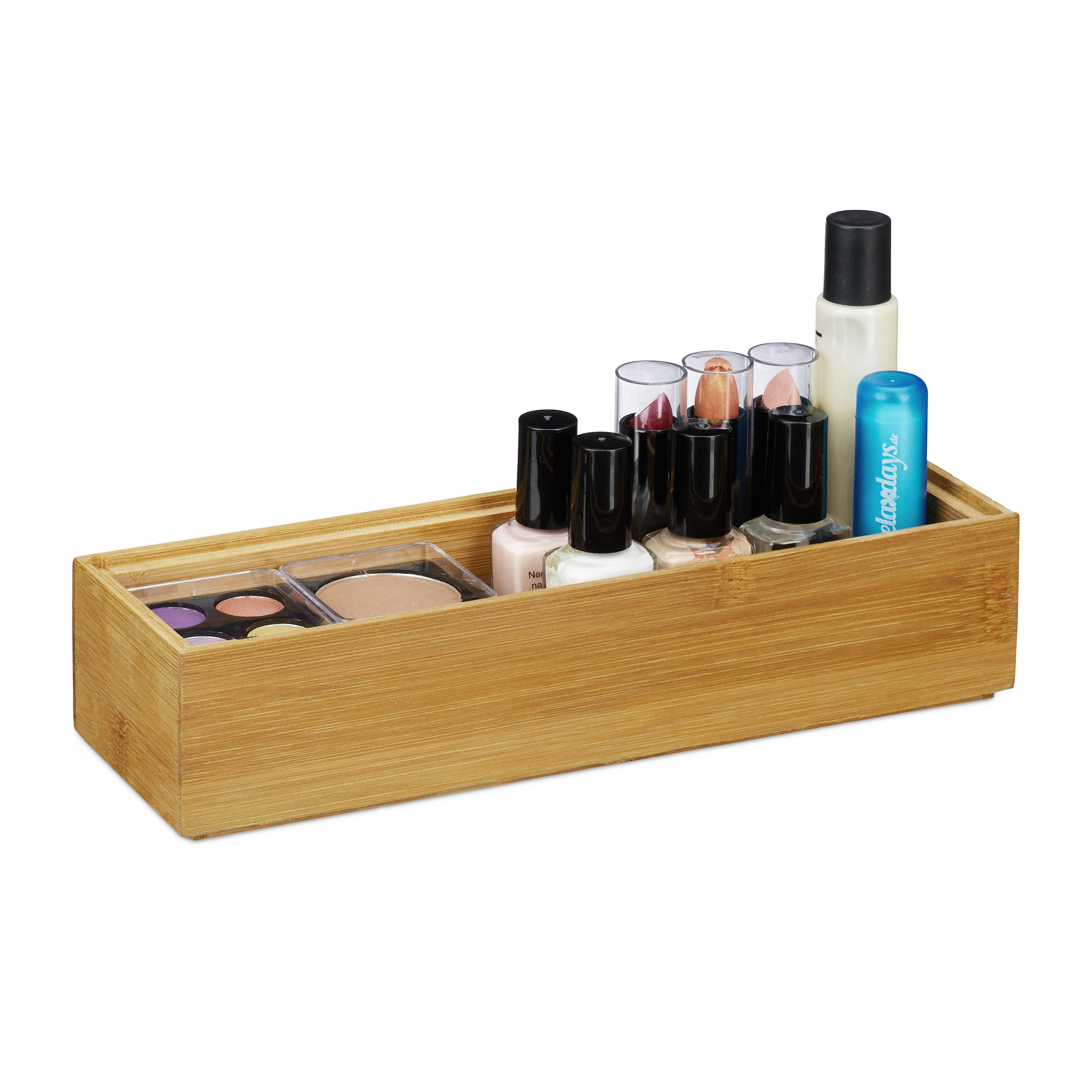 Ordnungsbox Aufbewahrungskiste Bambus-Organizer Deko-Box 4er Set 200 g  stapelbar | eBay.de