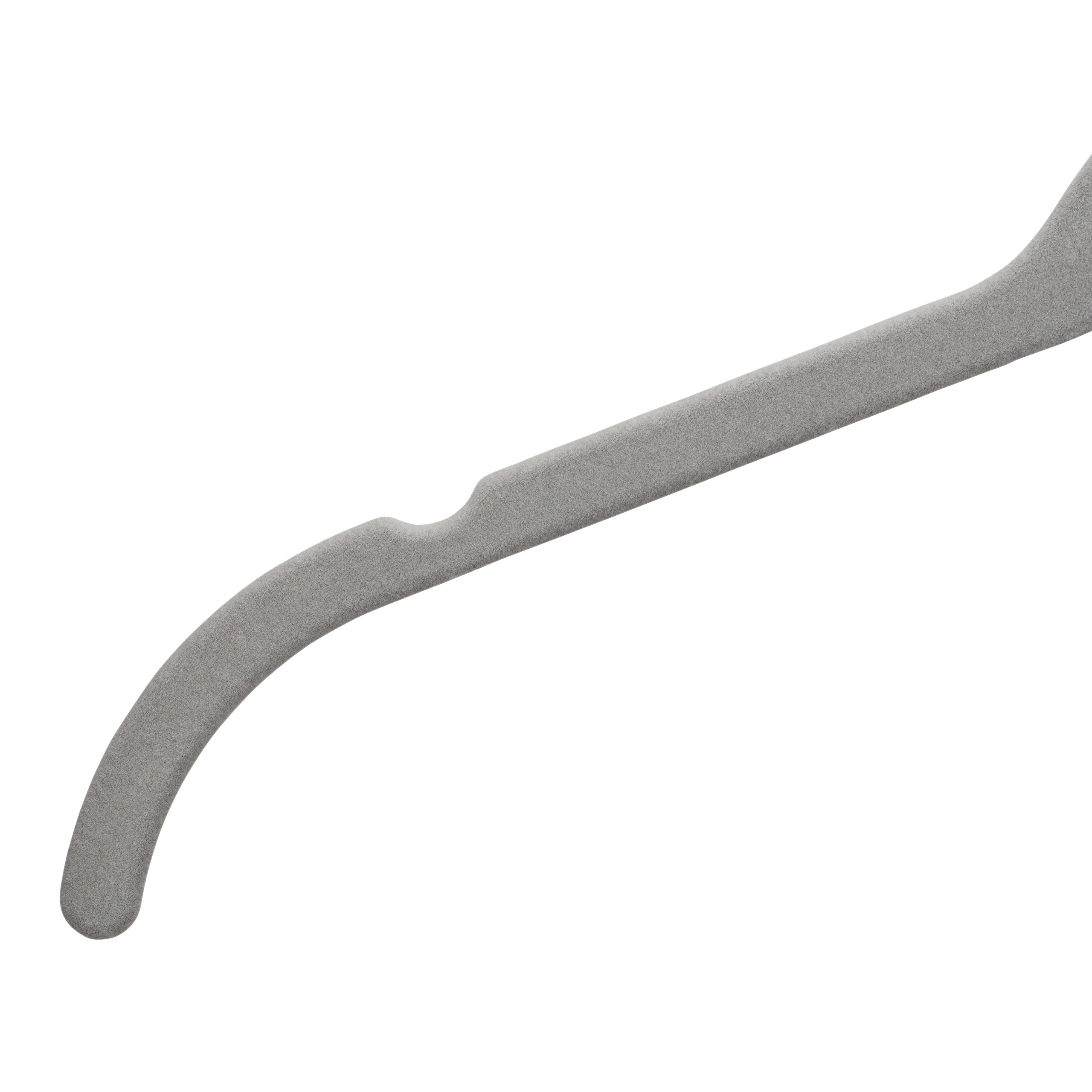 Samt kleiderbügel Antirutsch Bügel Platzsparende Wäschebügel grau 5 kg - Bild 9 von 11