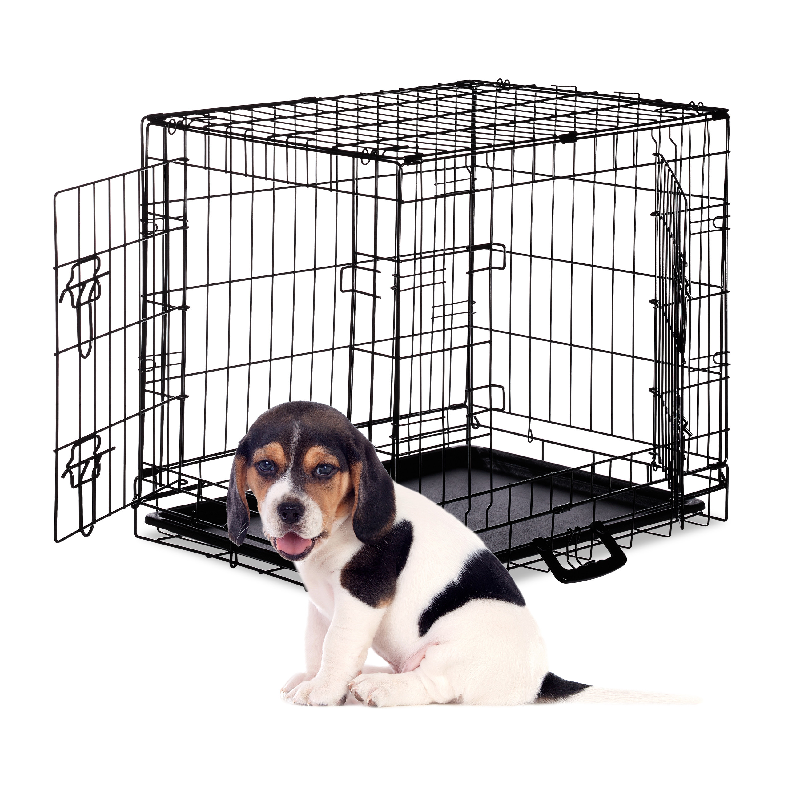 Hundekäfig Auto Transportbox Hund Drahtkäfig S-XXXL Welpenkäfig Hundegitterbox