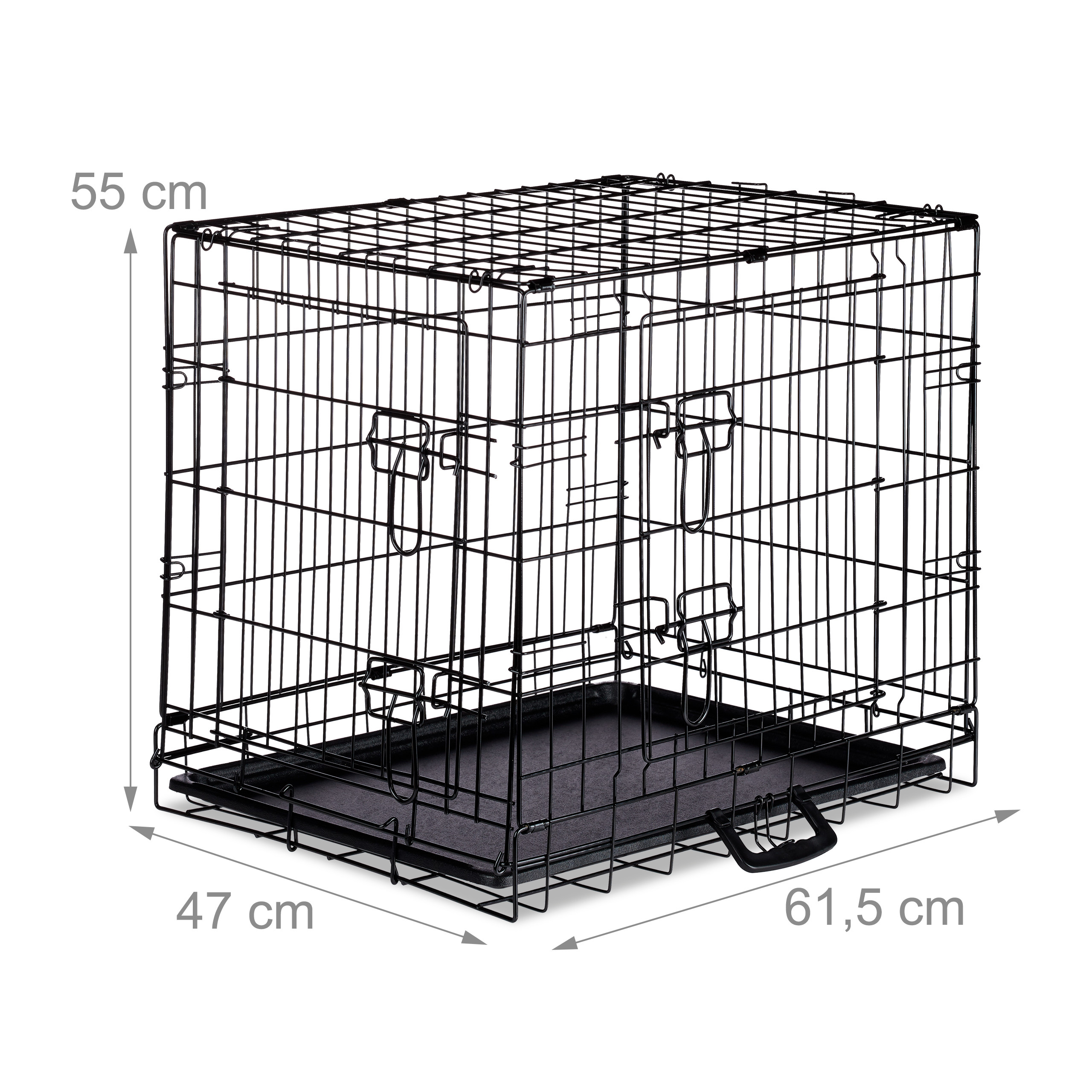 Hundekäfig Auto Transportbox Hund Drahtkäfig S-XXXL Welpenkäfig Hundegitterbox