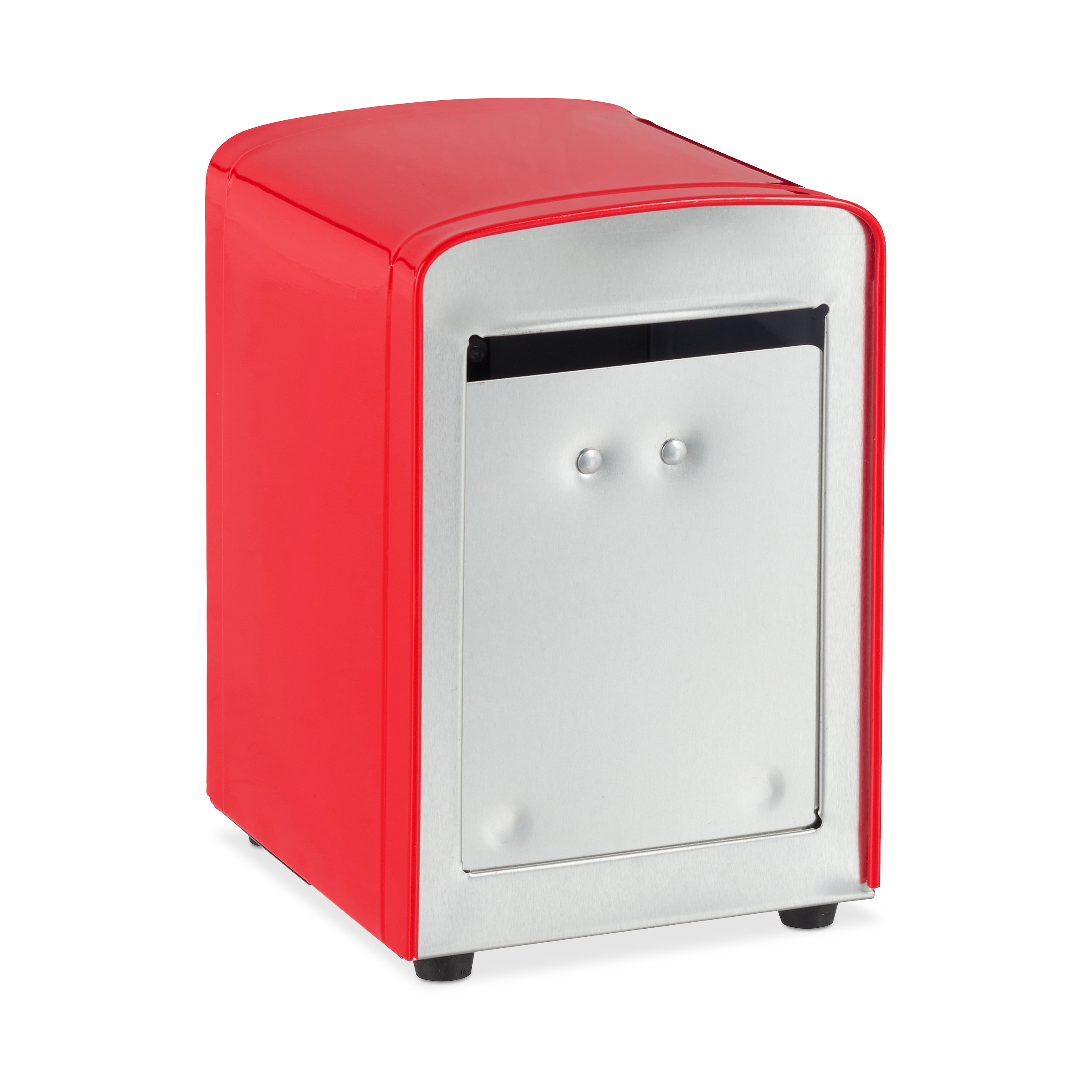 Portatovaglioli Dispenser per tovaglioli Porta salviette retrò Acciaio 260 g - Foto 22 di 31