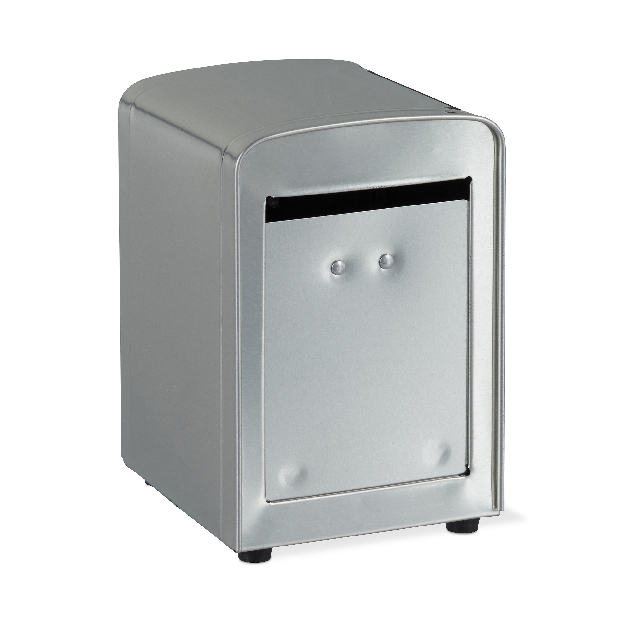 Portatovaglioli Dispenser per tovaglioli Porta salviette retrò Acciaio 260 g - Foto 13 di 31