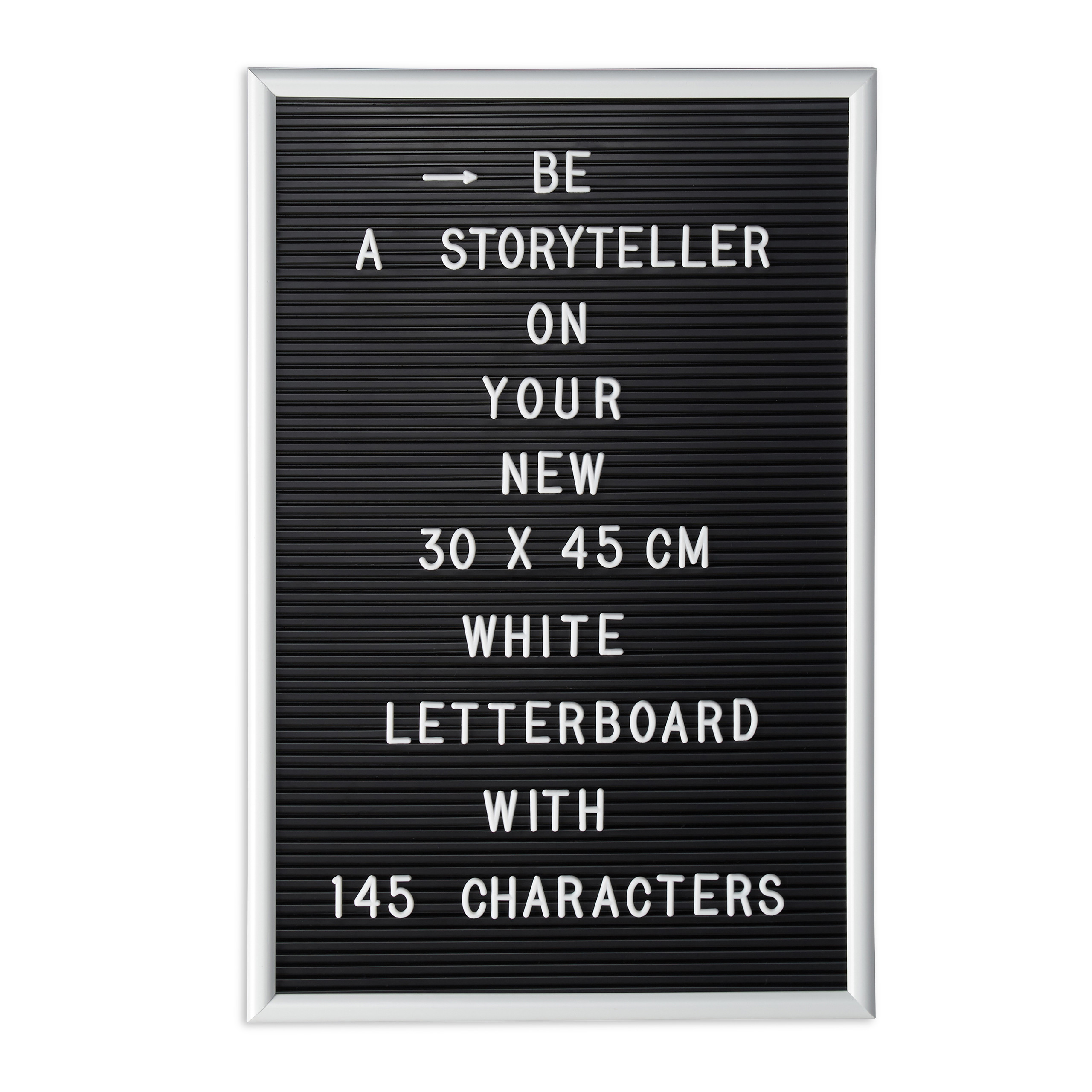 Letterboard 30x45 Buchstabenbrett Buchstaben Tafel Deko Rillentafel Stecktafel