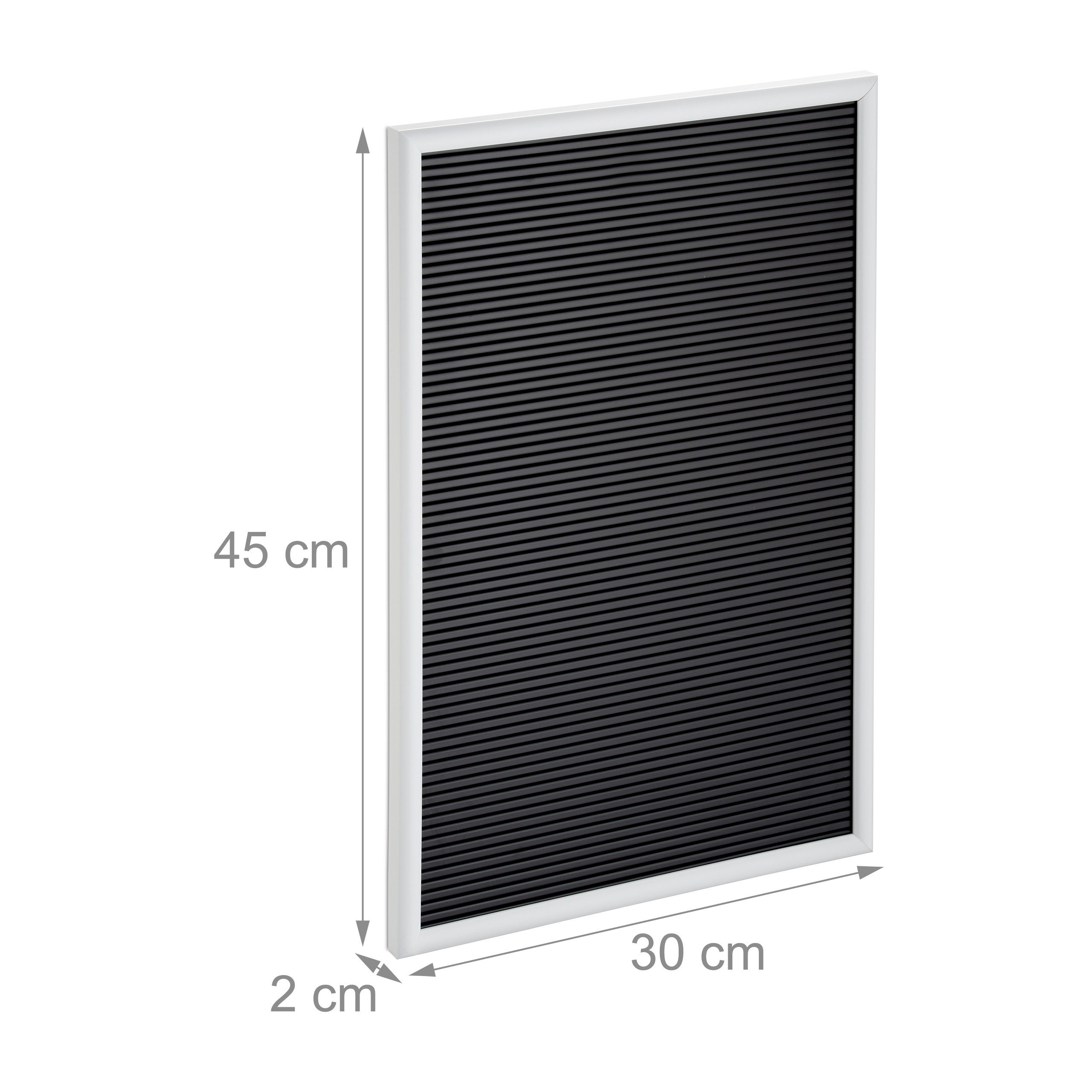 Letterboard 30x45 Buchstabenbrett Buchstaben Tafel Deko Rillentafel Stecktafel