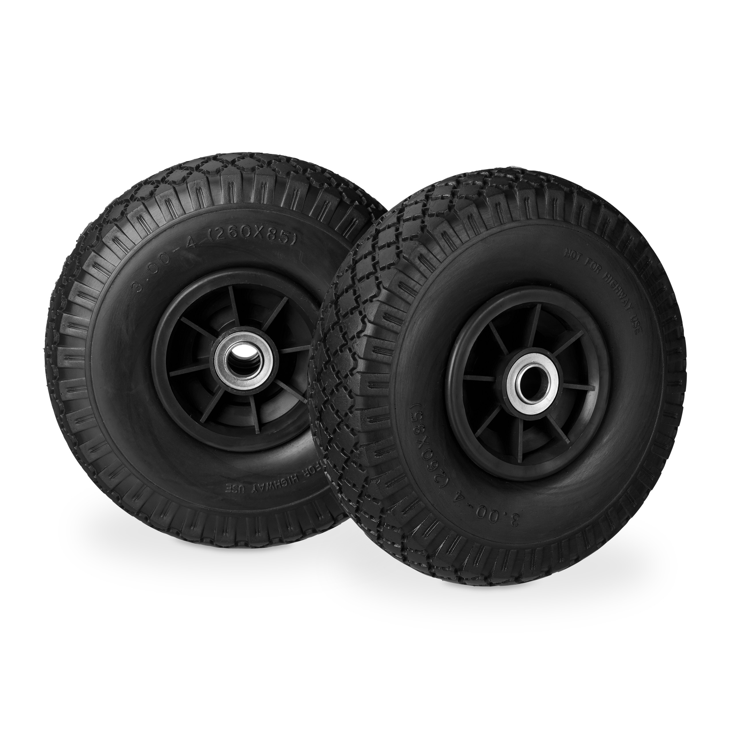 Sackkarrenrad Bollerwagenrad Schubkarrenreifen Vollgummireifen 26 cm 80 kg - Bild 7 von 51