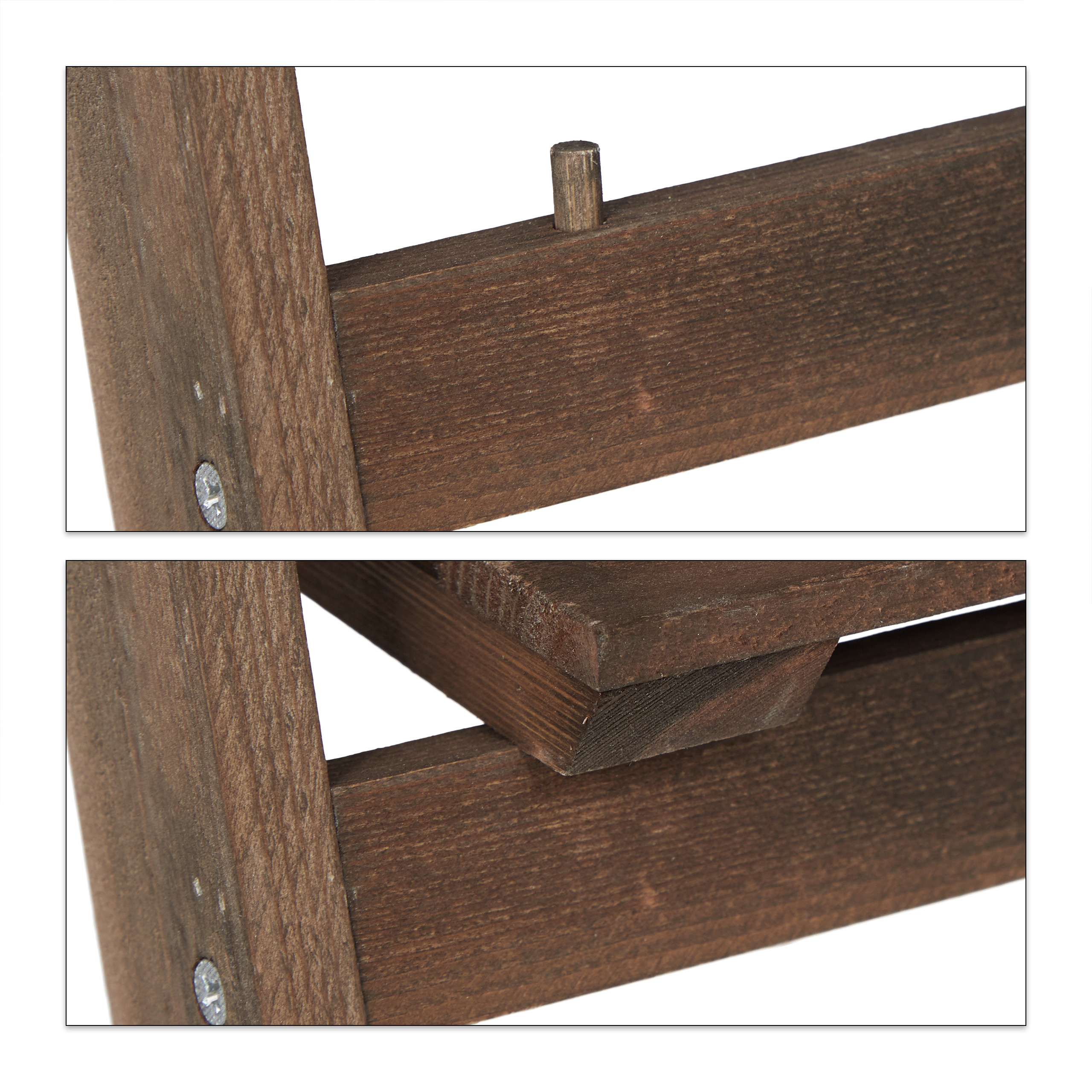 Blumentreppe Blumenleiter Pflanzenregal Kräutertreppe Tannenholz Pflanzentreppe