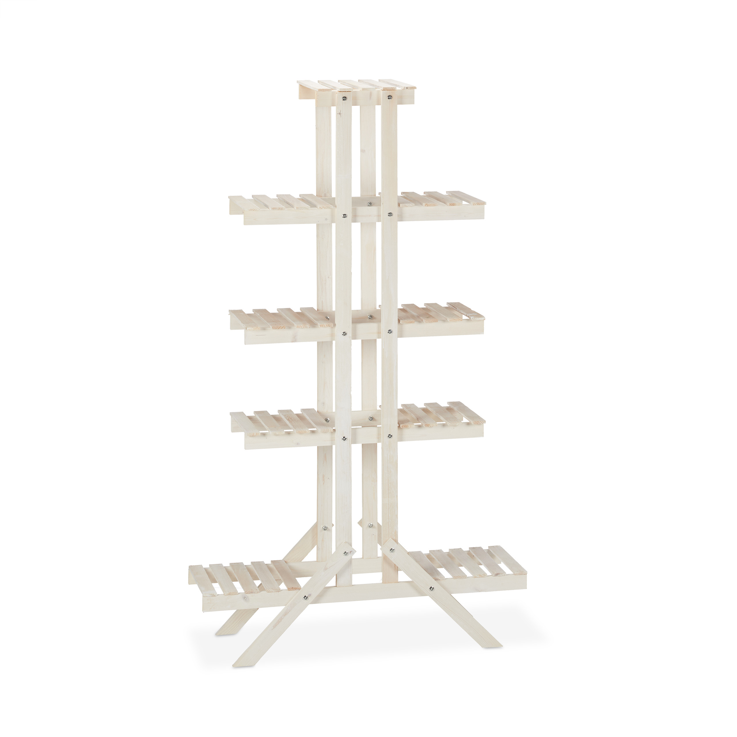 Soporte plantas de interior, Estantería madera, Soporte flores 5 niveles - Imagen 18 de 18