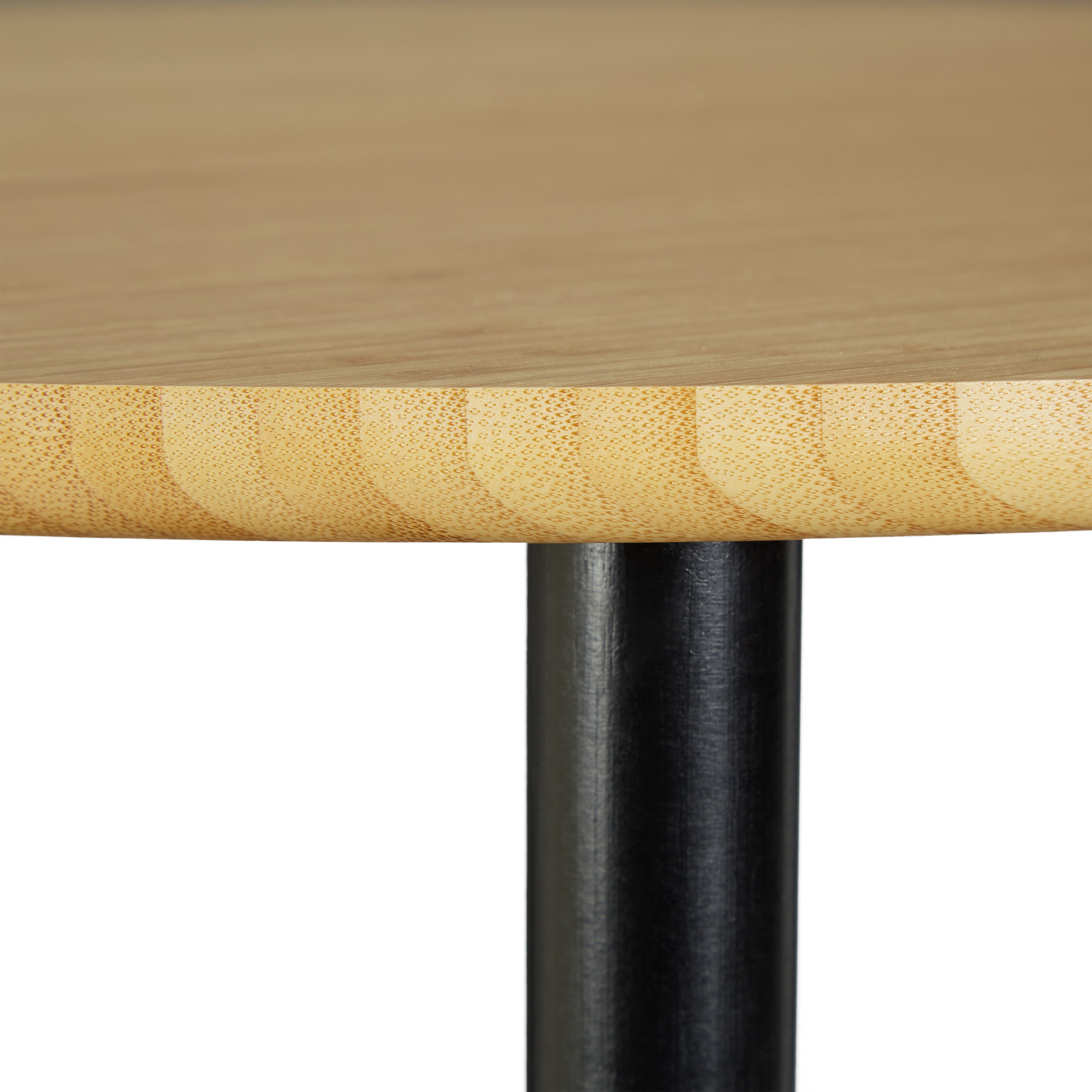 Beistelltisch rund Loungetisch fahrbar Ablagetisch modern 2 Ebenen 3 Beine