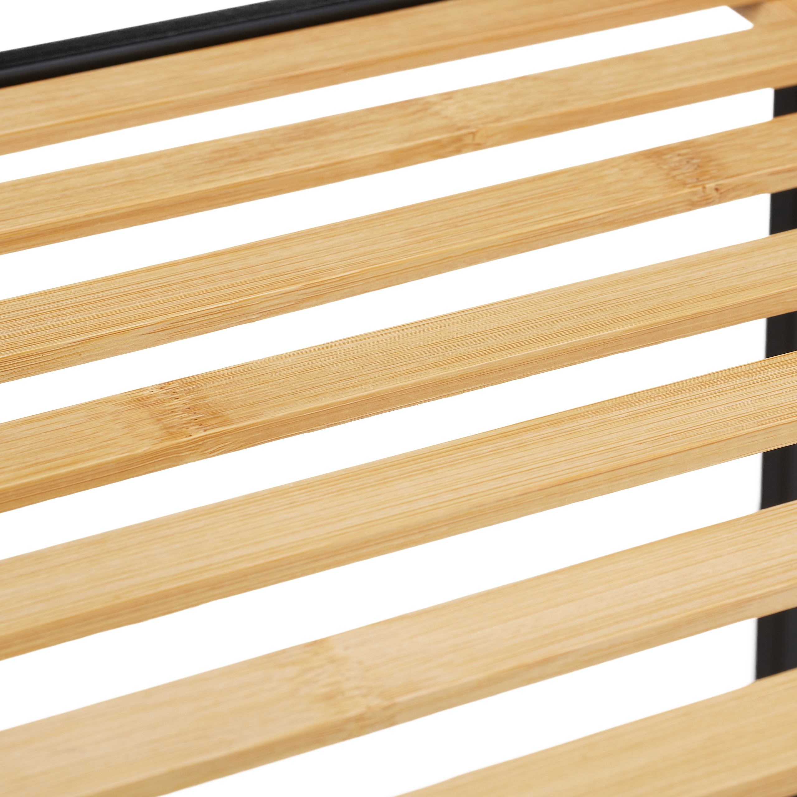 Estanteria bambu metal mueble de almacenamiento estante decorativo 3 estantes - Imagen 18 de 20