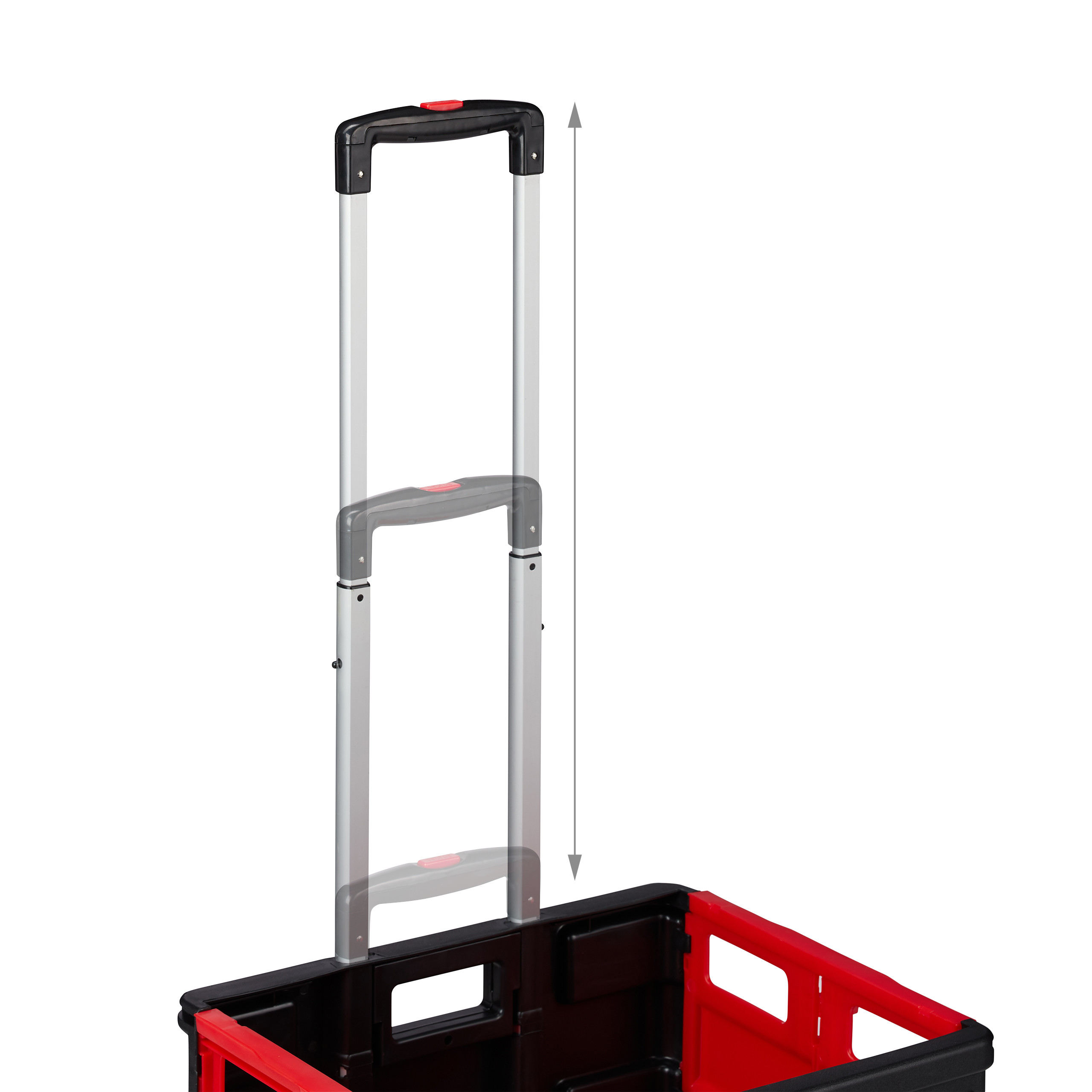 Carrello portaspesa pieghevole Trolley per la spesa 2 ruote Leggero 35 kg - Foto 46 di 60