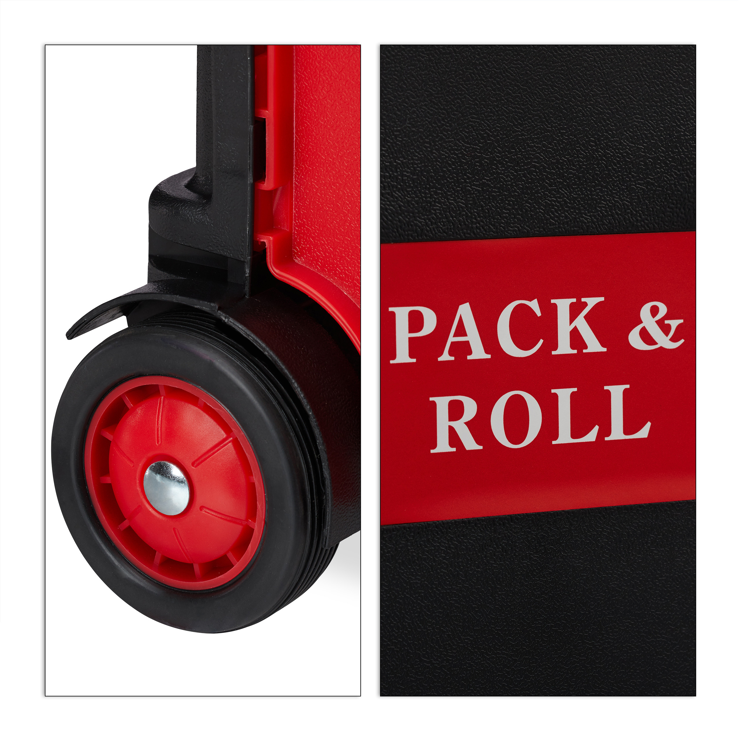 Carrello portaspesa pieghevole Trolley per la spesa 2 ruote Leggero 35 kg - Foto 47 di 60