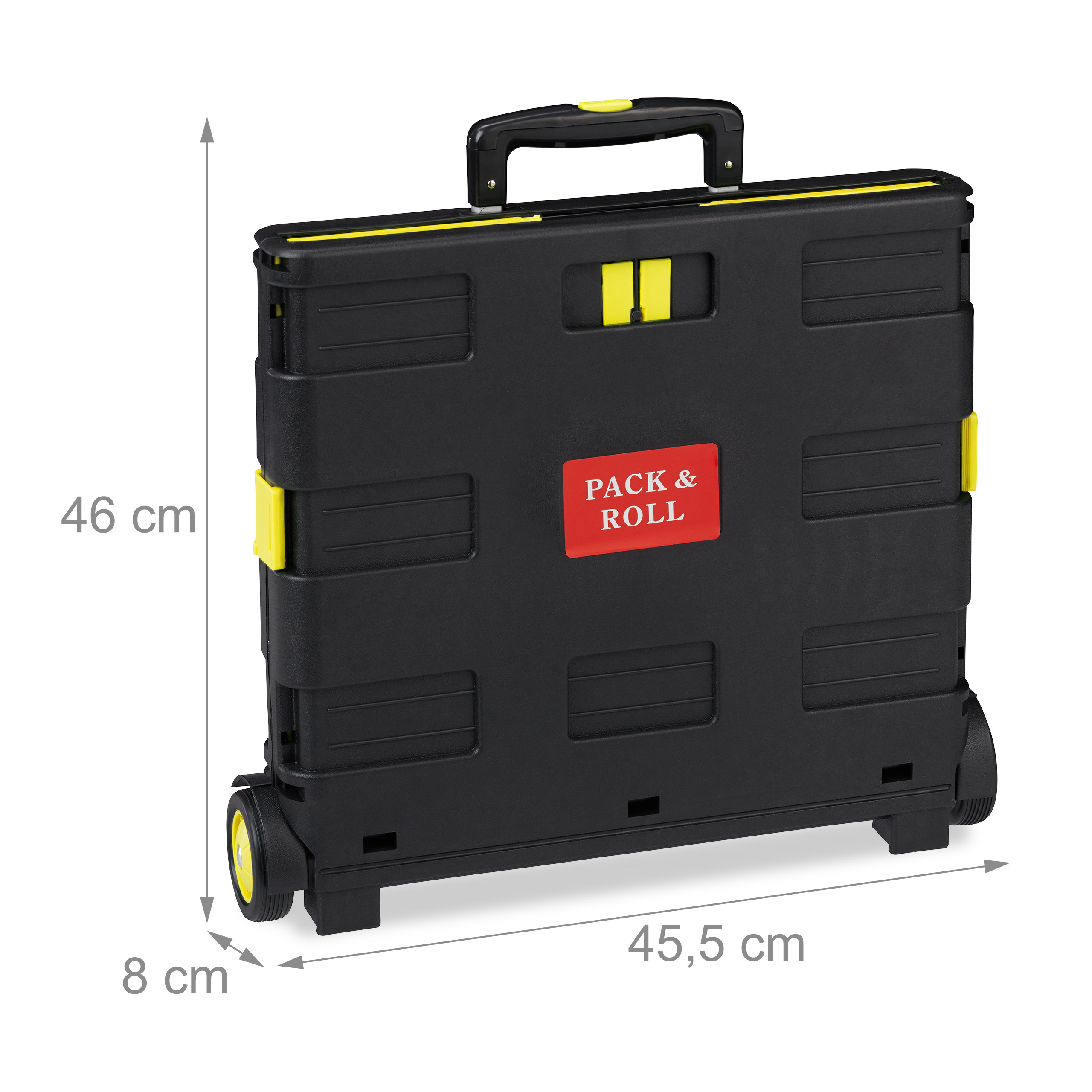 Carrello portaspesa pieghevole Trolley per la spesa 2 ruote Leggero 35 kg - Foto 32 di 60