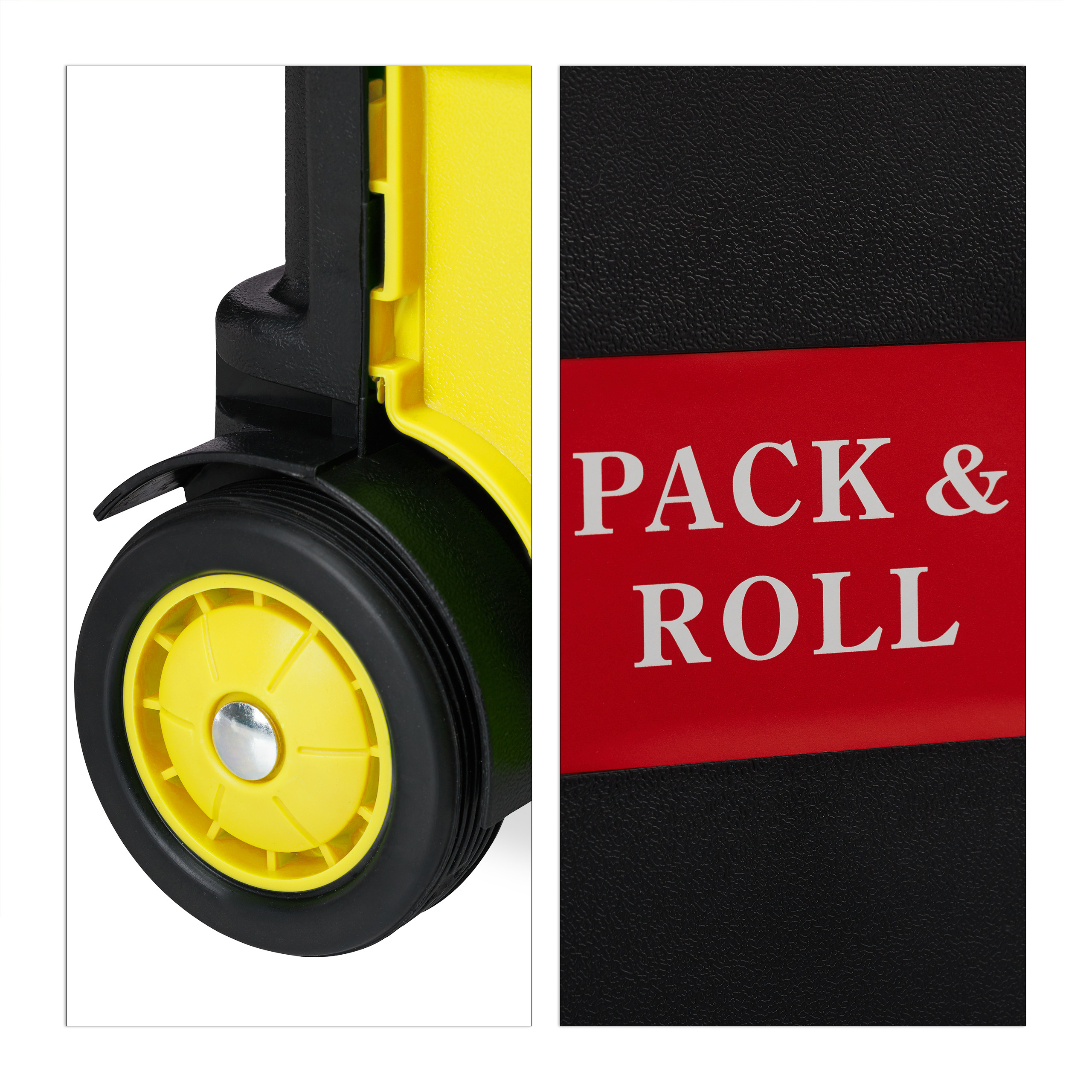 Carrello portaspesa pieghevole Trolley per la spesa 2 ruote Leggero 35 kg - Foto 36 di 60
