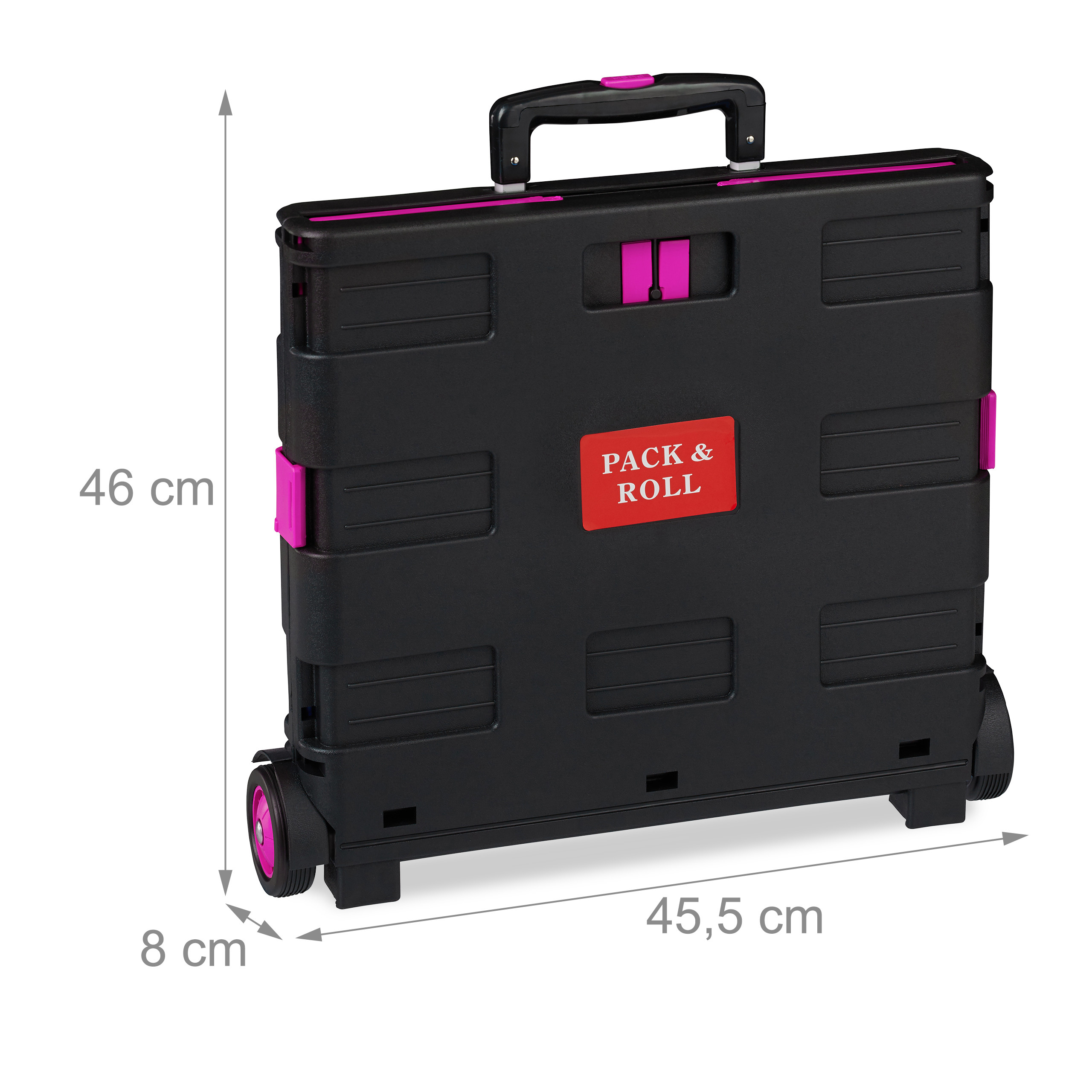 Carrello portaspesa pieghevole Trolley per la spesa 2 ruote Leggero 35 kg - Foto 21 di 60